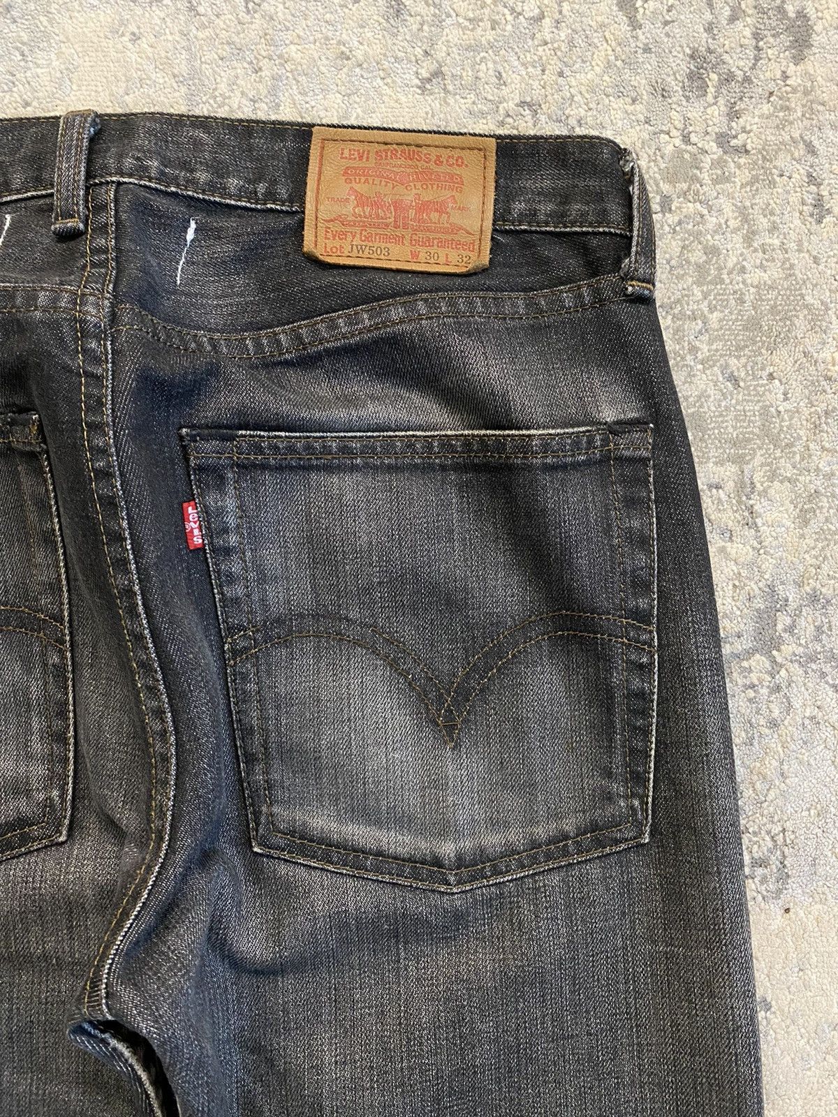 Comme des Garcons Junya Watanabe Man Corso Como SS02 Painted Denim Size US 30 / EU 46 - 6 Thumbnail