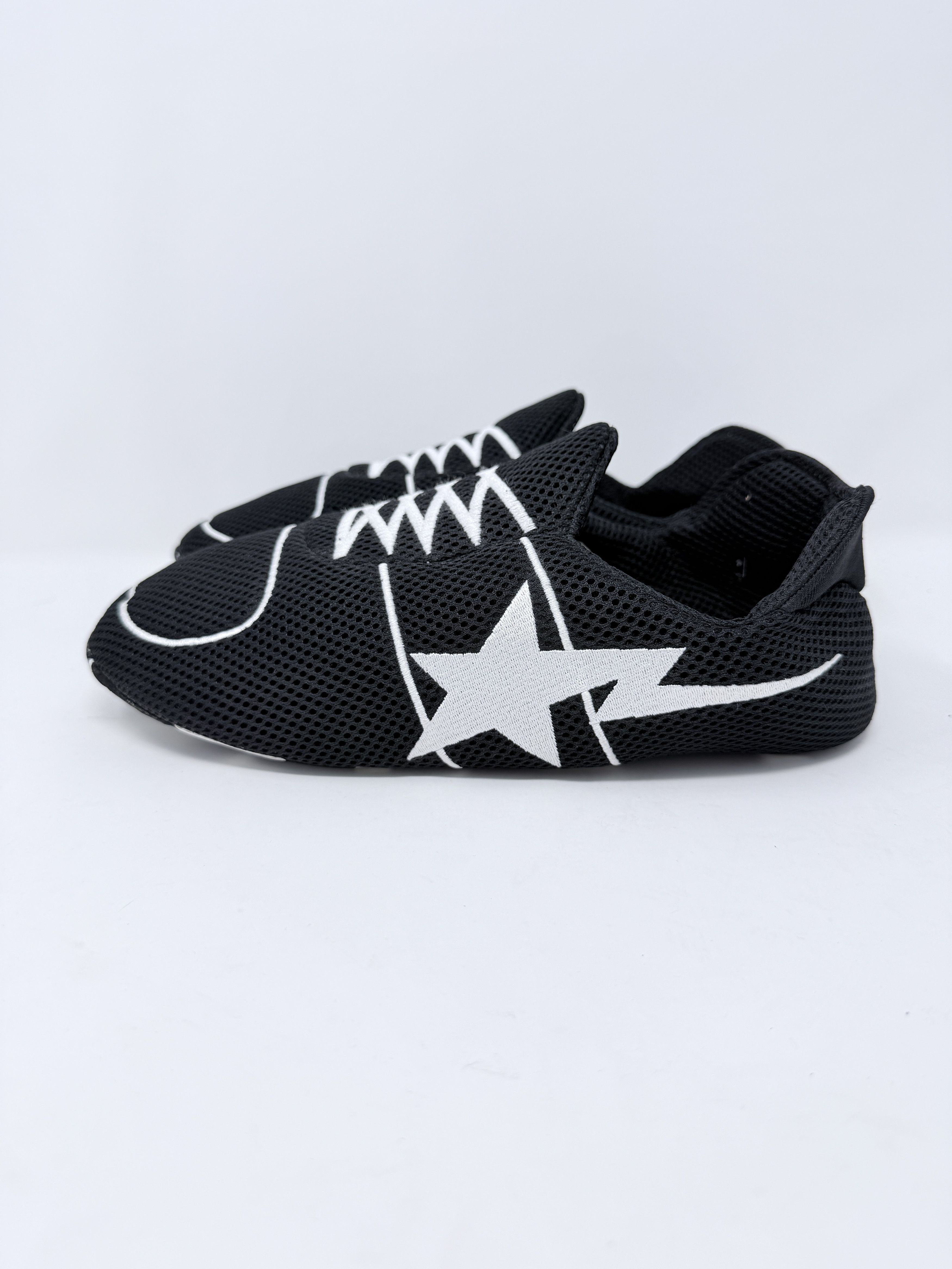 Bape Bape Bapesta Slippers Black Size US 9 / EU 42 - 4 Thumbnail