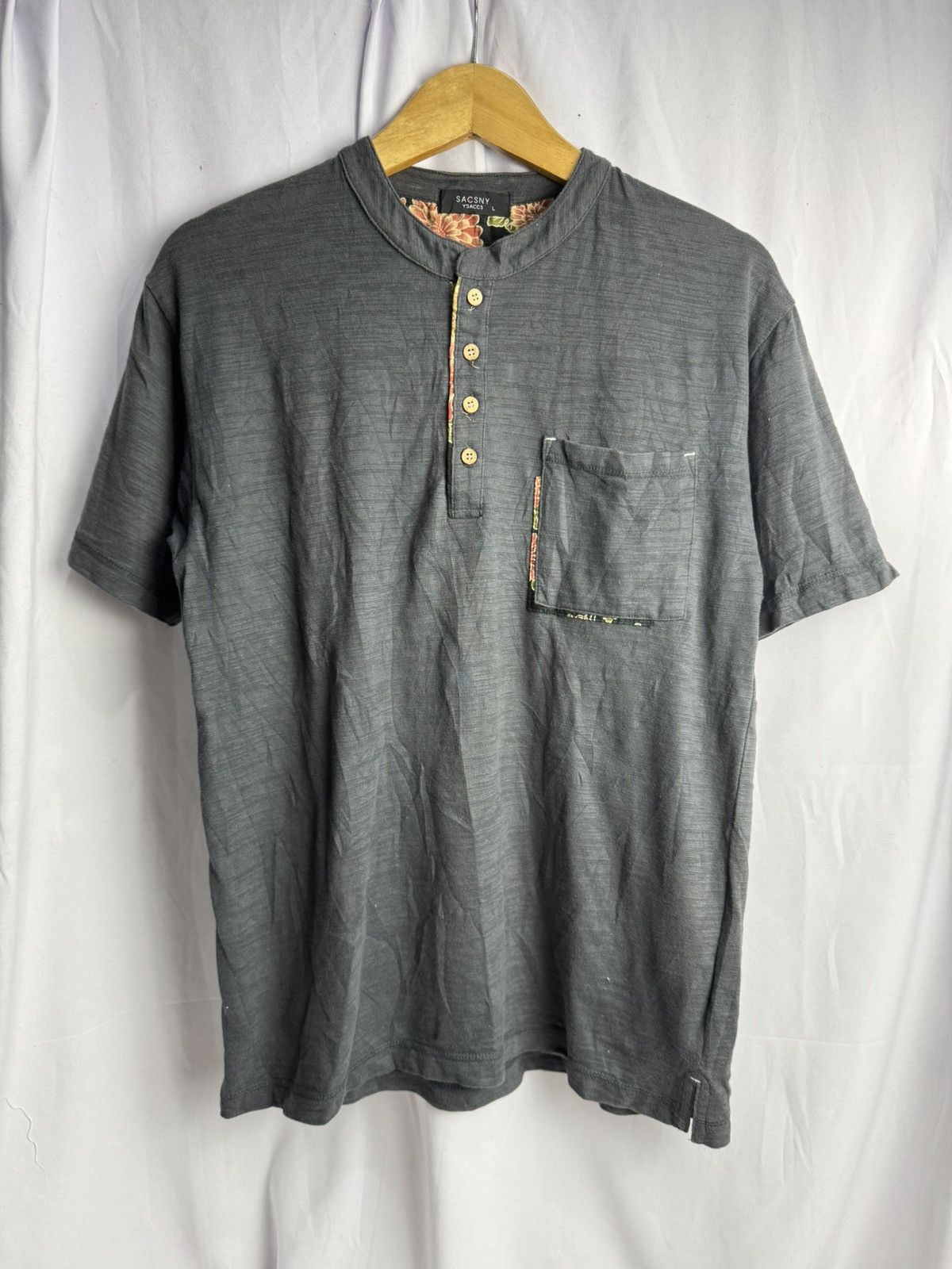 Y's for Men Yohji Yamamoto Y'Saccs Tees Japanese Size US L / EU 52-54 / 3 - 1 Thumbnail