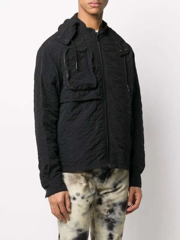 A-COLD-WALL* × Diesel NEW Archive RARE Diesel X ACW Black Quilted Hooded Jacket L Size US L / EU 52-54 / 3 - 6 Thumbnail
