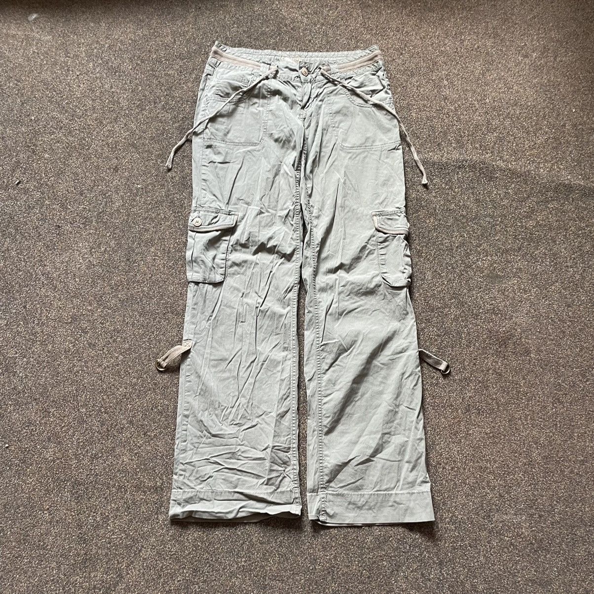 Vintage Vintage Y2K Baggy Cargo Pants Parachute Streetwear Faded 38 Size 38" / US 16 / IT 52 - 1 Thumbnail
