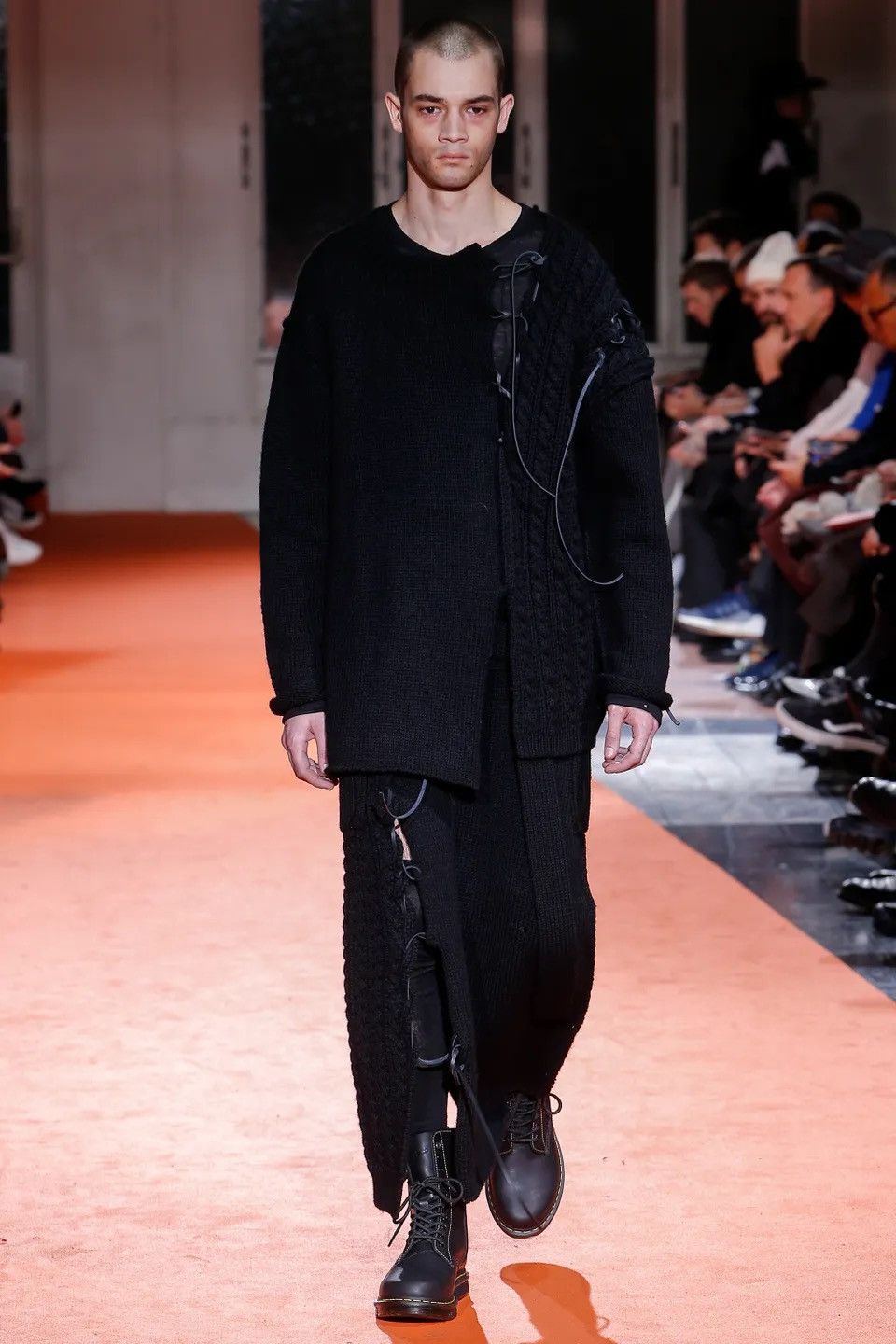 Yohji Yamamoto Yohji Yamamoto Pour Homme 18aw runway leather rope 