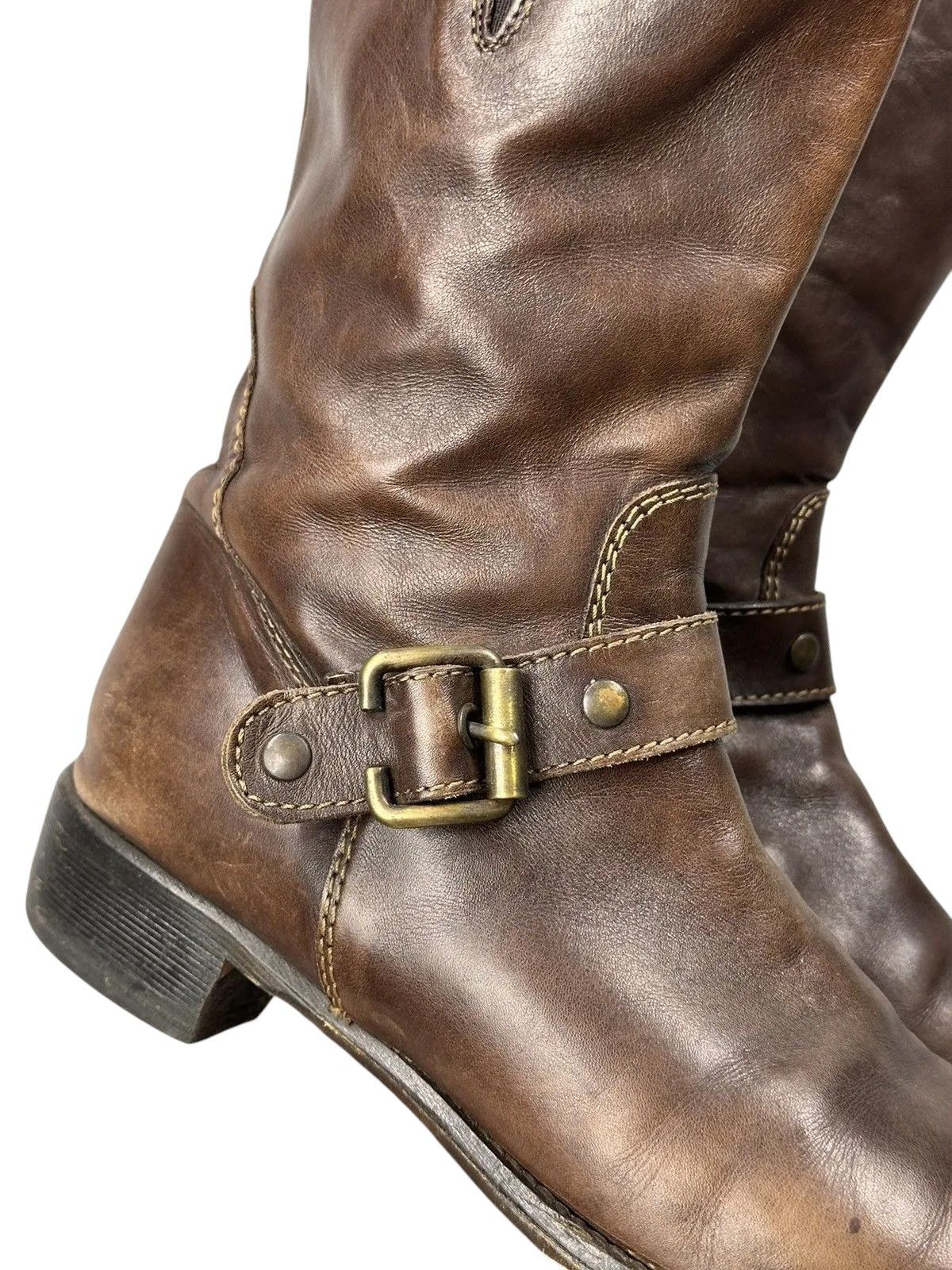 If Six Was Nine Vintage Leather Boots Hight AS 98 Rare Rick Owens Tornado Size US 7 / EU 40 - 4 Thumbnail