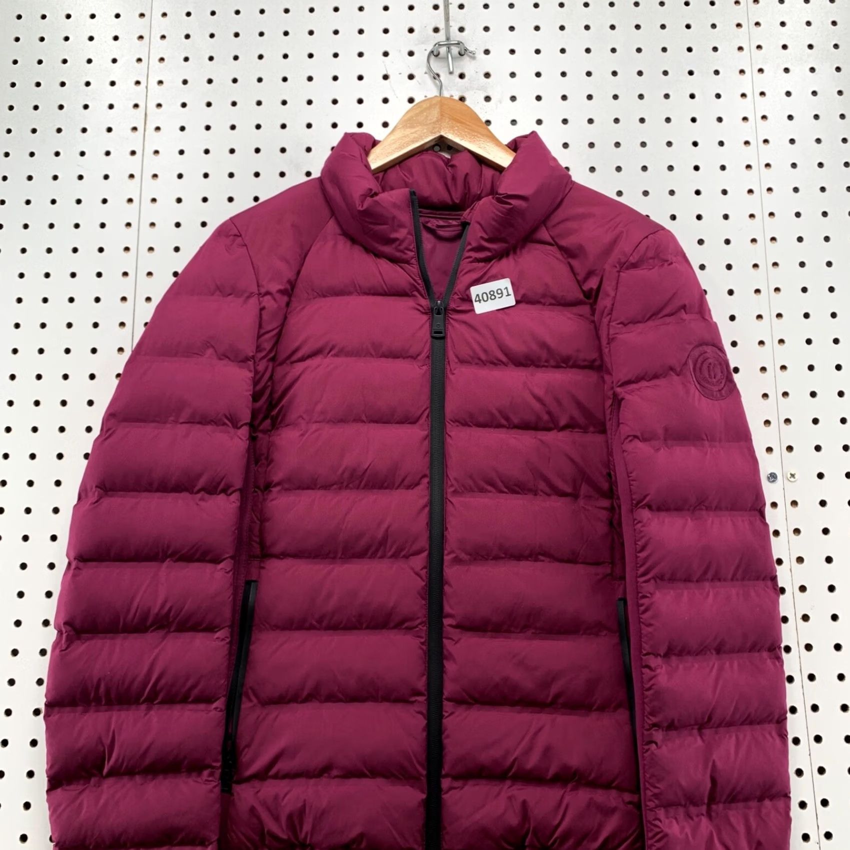 Vintage Bernardo Jacket Womens M Pink Puffer Fuchsia Recycled 5x24 Size M / US 6-8 / IT 42-44 - 4 Thumbnail