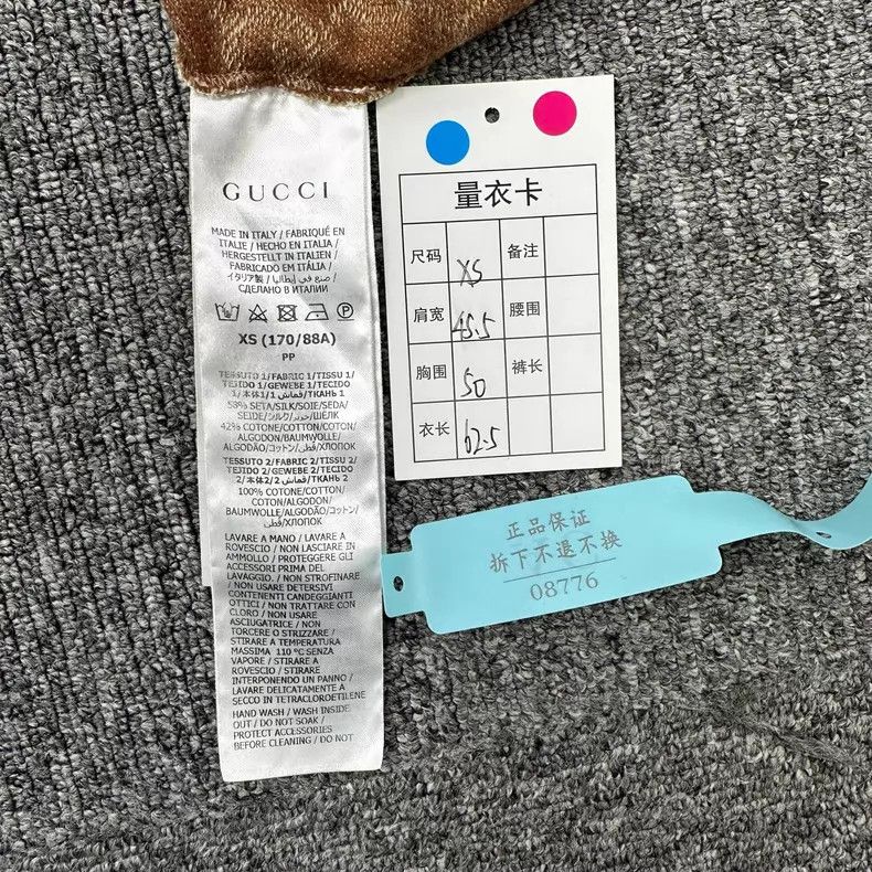 Gucci Gucci Aria series double G old flower stitching metal buck Size US XS / EU 42 / 0 - 6 Thumbnail