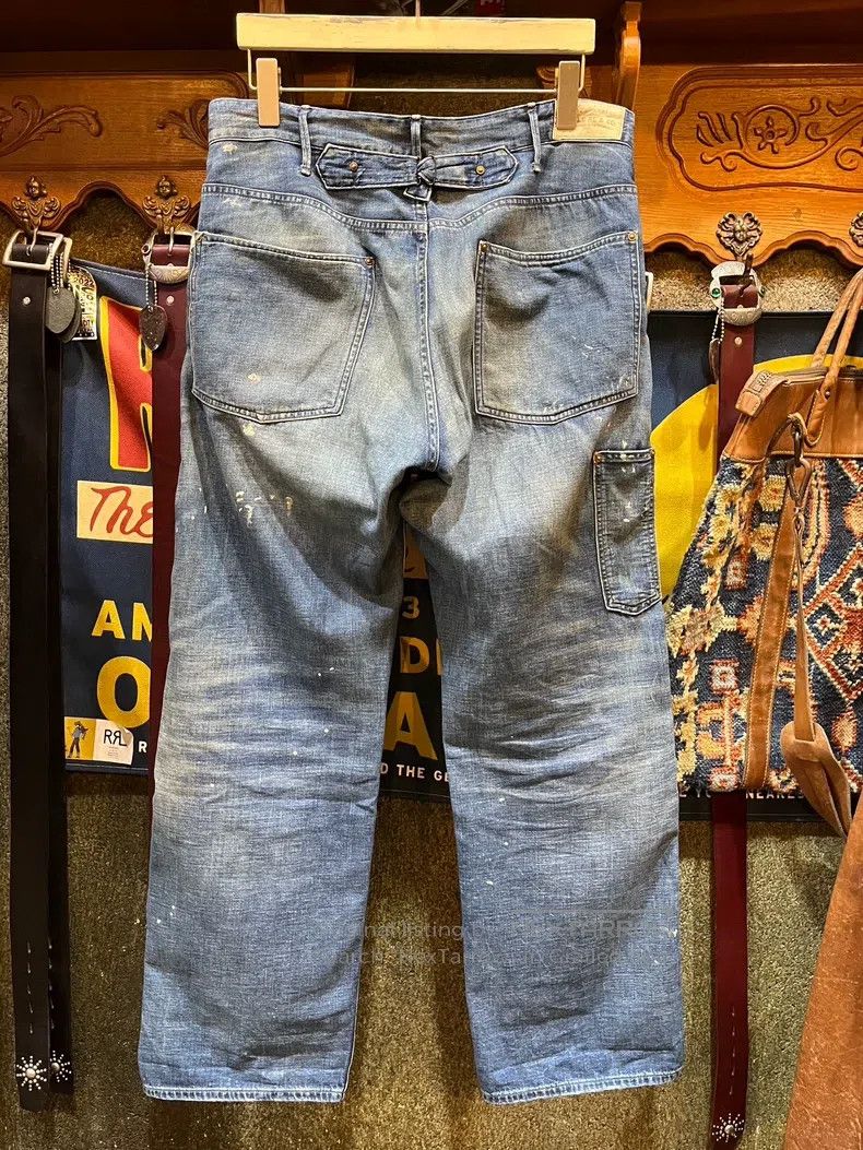 RRL Ralph Lauren RRL Ralph Lauren Make old patch work pants, casual pants Size US 32 / EU 48 - 2 Thumbnail