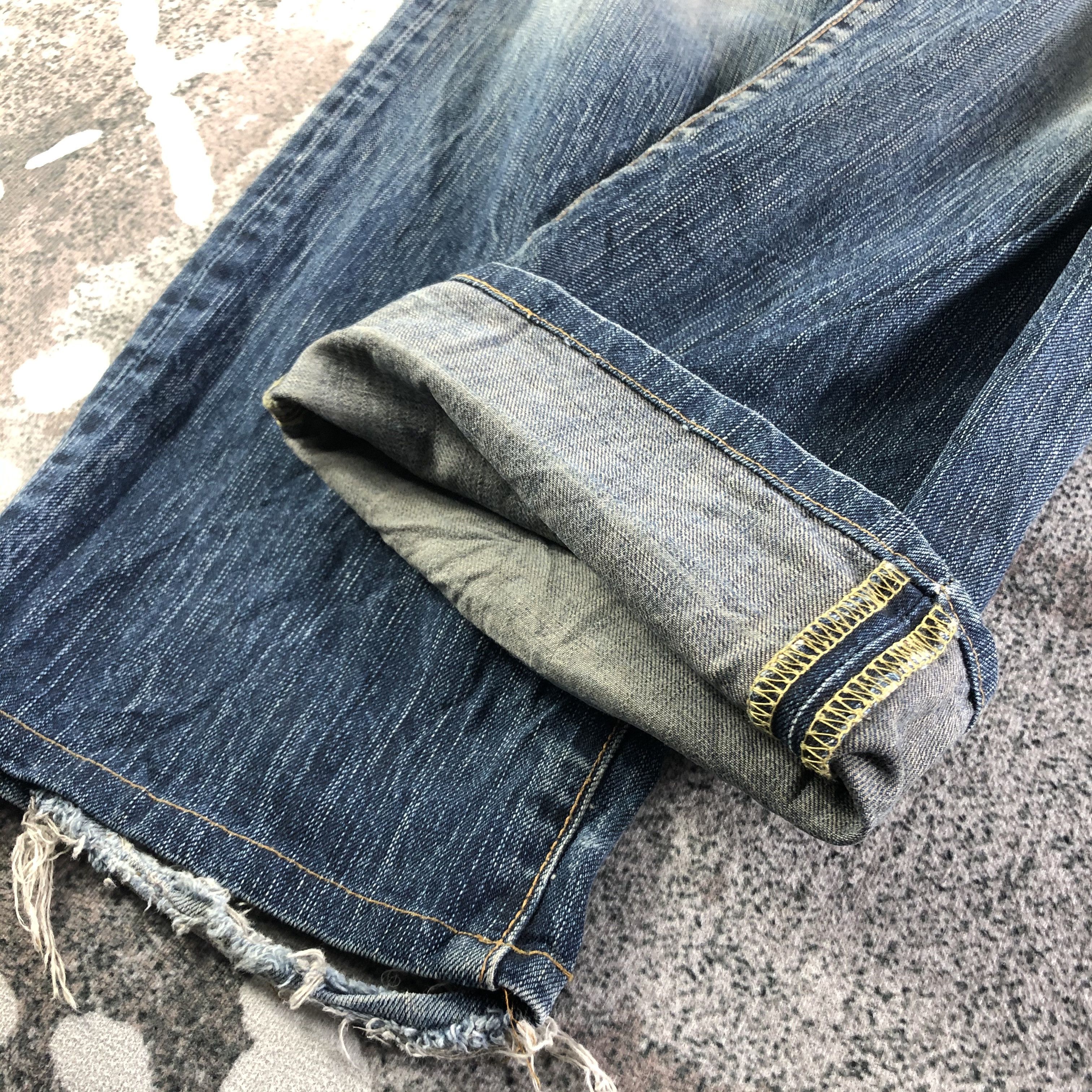 Edwin Vintage Edwin 504 Jeans Distressed Denim KJ3080 Size US 32 / EU 48 - 7 Thumbnail