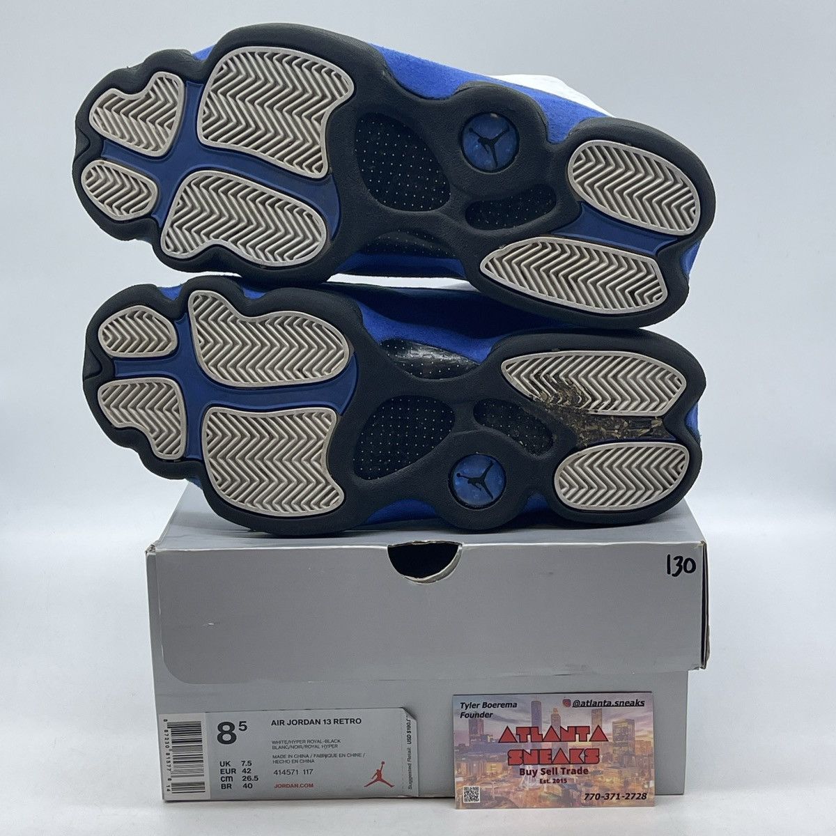 Jordan Brand Air Jordan 13 hyper royal Size US 8.5 / EU 41-42 - 7 Thumbnail