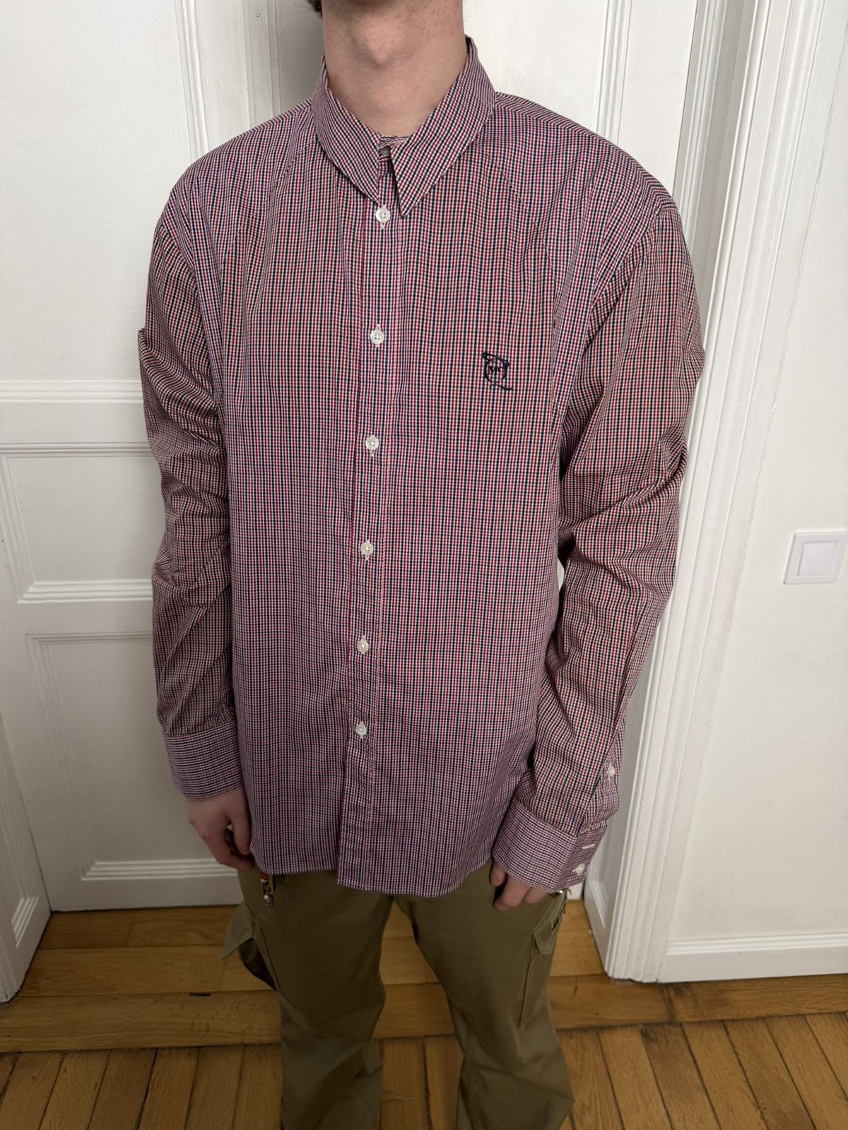 Alexander McQueen Alexander Mqueen vintage 2008 mcqueen check shirt Size US XL / EU 56 / 4 - 12 Thumbnail