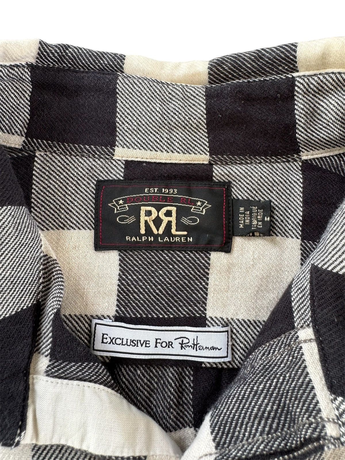 RRL Ralph Lauren RRL Buffalo Check Work Shirt Size US M / EU 48-50 / 2 - 5 Thumbnail