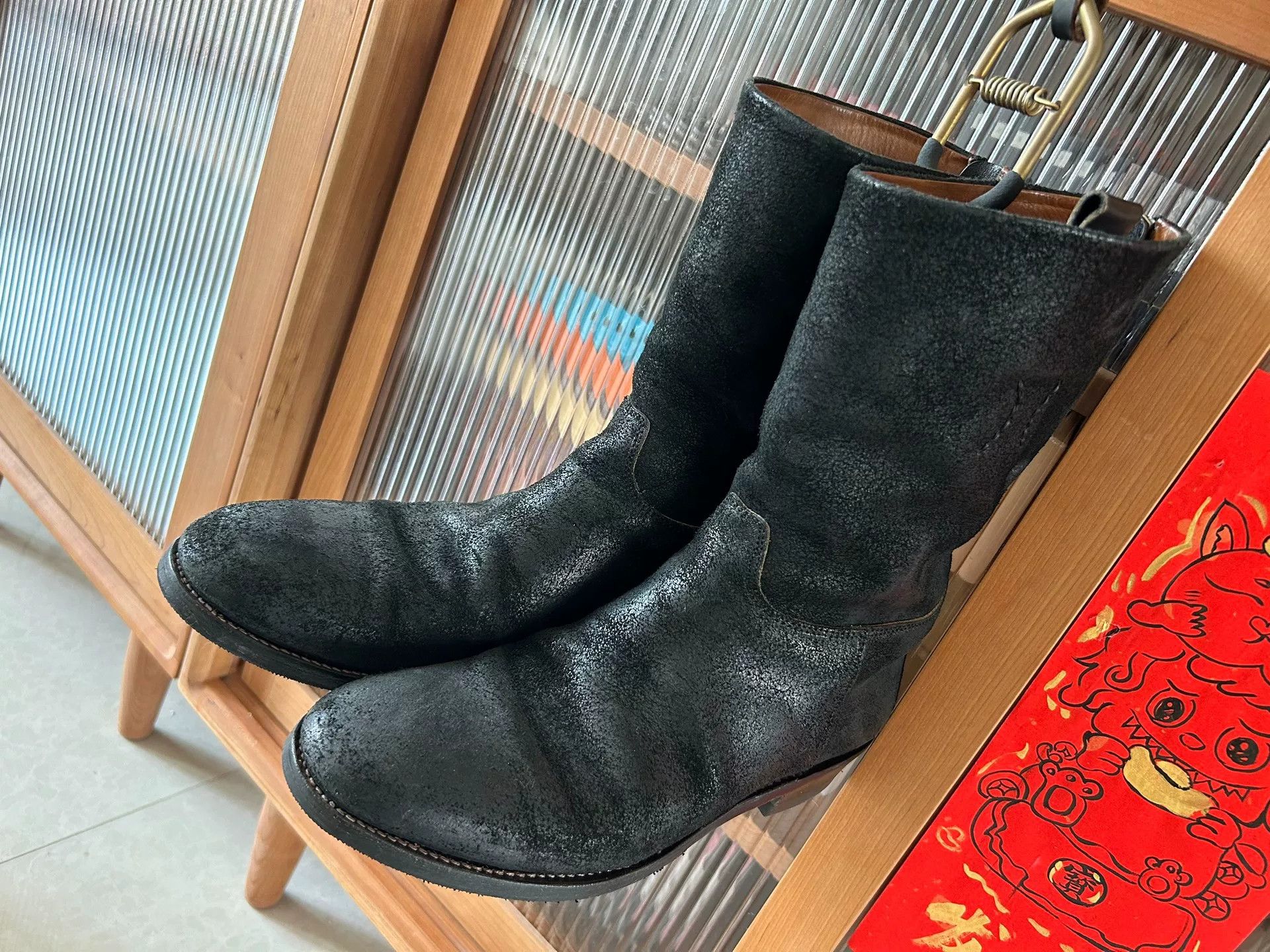 oldjoe oil wax vintage leather boots