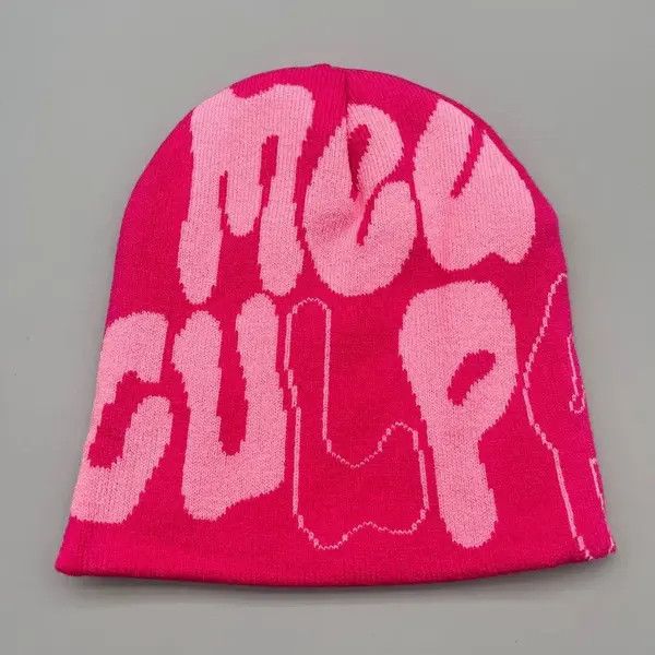 VIBE Y2K Beanie Hat Unisex Streetwear Vintage Avantgarde Size ONE SIZE - 7 Thumbnail