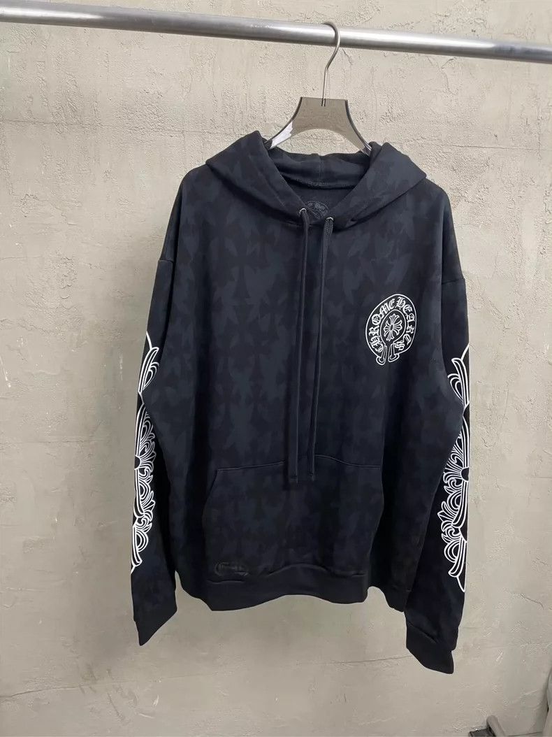 Chrome Hearts Chrome Hearts Black Hooded Sweatshirt Size US L / EU 52-54 / 3 - 1 Thumbnail
