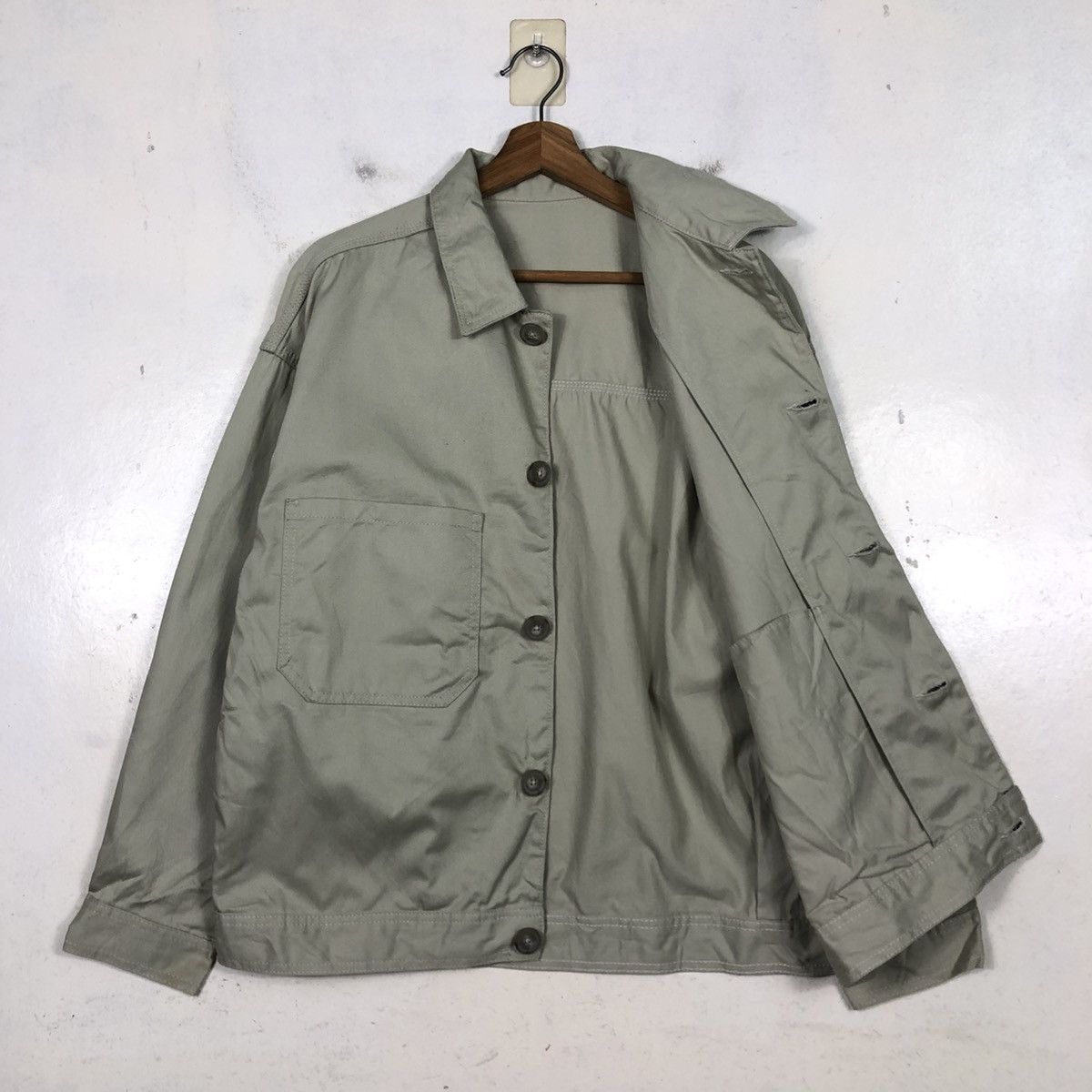 Japanese Brand 📌Vintage Chore Work Jacket GU Japan Issey Miyake Detroit Size US M / EU 48-50 / 2 - 13 Thumbnail