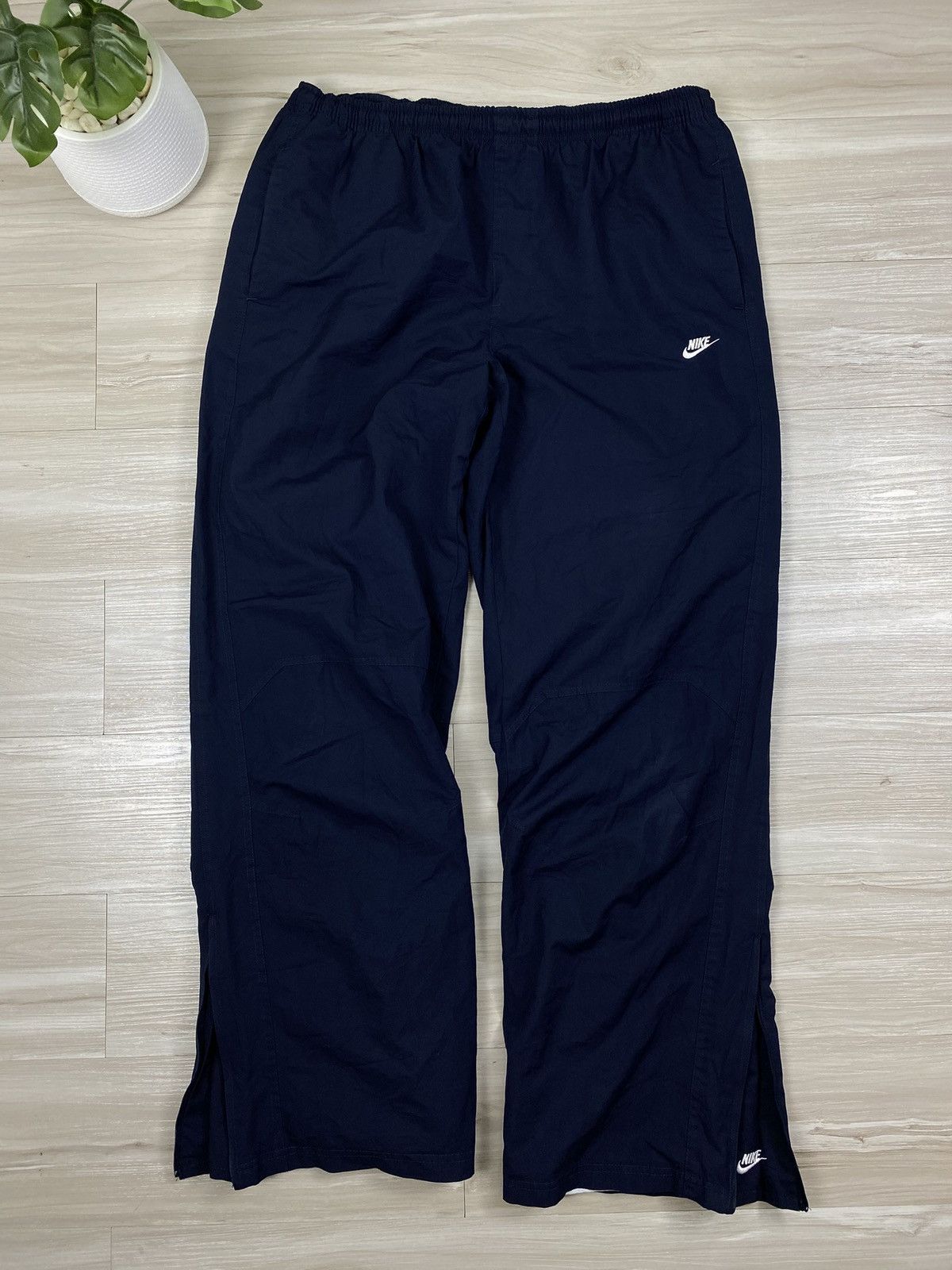 Nike Nike Y2K Double swoosh Vintage Nylon Track Pants Drill Track Size US 34 / EU 50 - 6 Thumbnail
