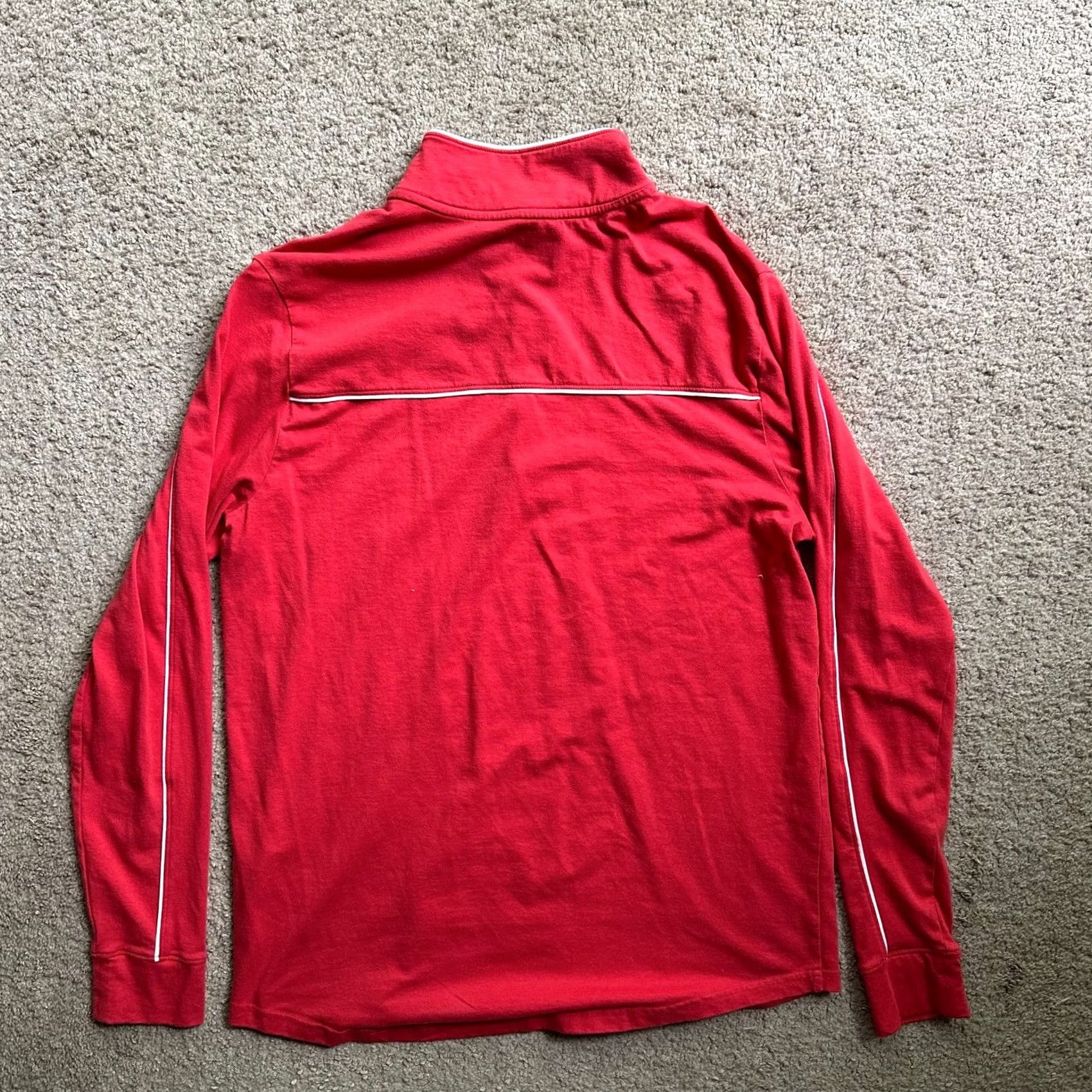 Under Armour Under Armour Sweater Mens Medium 1/4 Zip Boston University Mock Neck Fleece Red Size US M / EU 48-50 / 2 - 2 Thumbnail