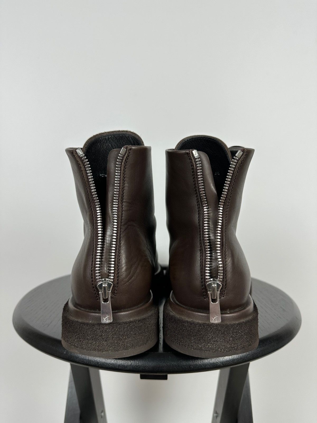 Officine Creative Officine Creative Lace Up Brown Leather Boots Size US 10 / IT 40 - 12 Thumbnail