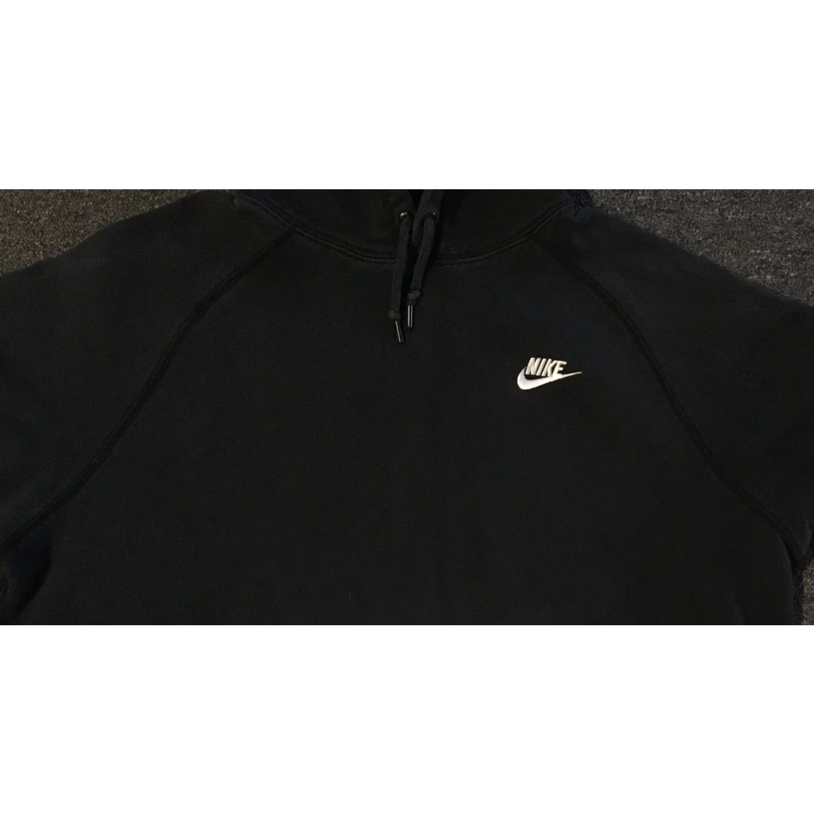 Nike VINTAGE Nike Swoosh Faded Hoodie XL Men Black Nike Sportswear Sweatshirt 90s Hip Hop Grunge Track Rap College USA USA Logo Vintage Size US XL / EU 56 / 4 - 4 Thumbnail