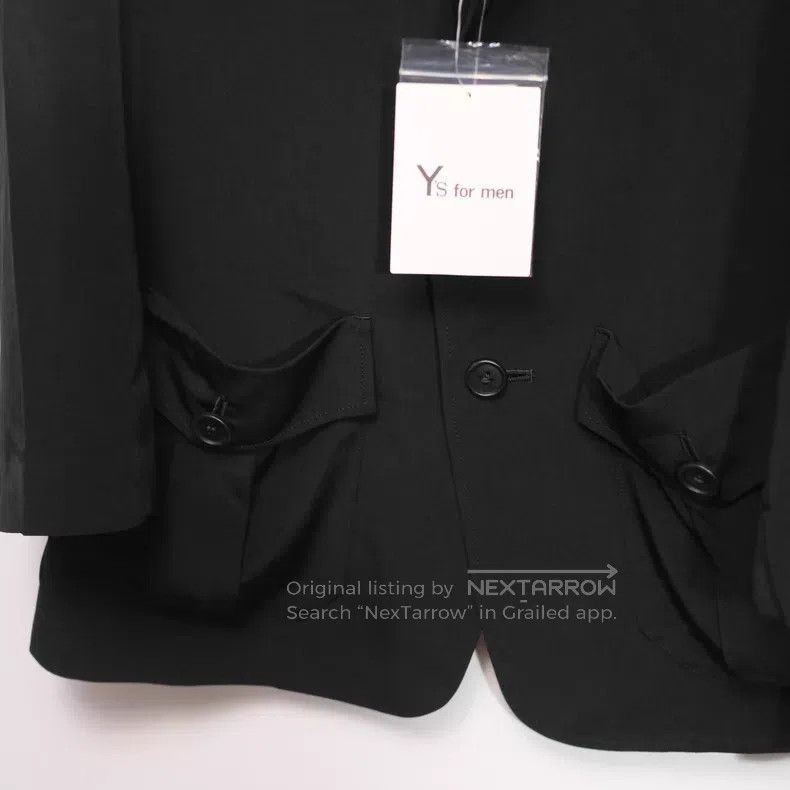 Yohji Yamamoto Yohji Yamamoto size 2 Triacetic acid four-bag blazer Size 36R - 4 Thumbnail