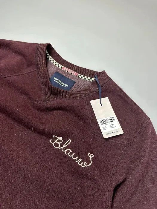 Scotch&Soda Basic Dark Cherry Sweatshirt