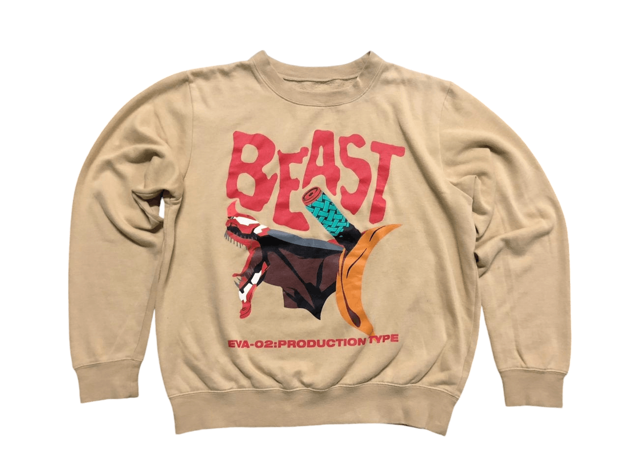 Anime The Beast Evagenlion 2.0 by Sega Sweatshirt Size US M / EU 48-50 / 2 - 1 Thumbnail