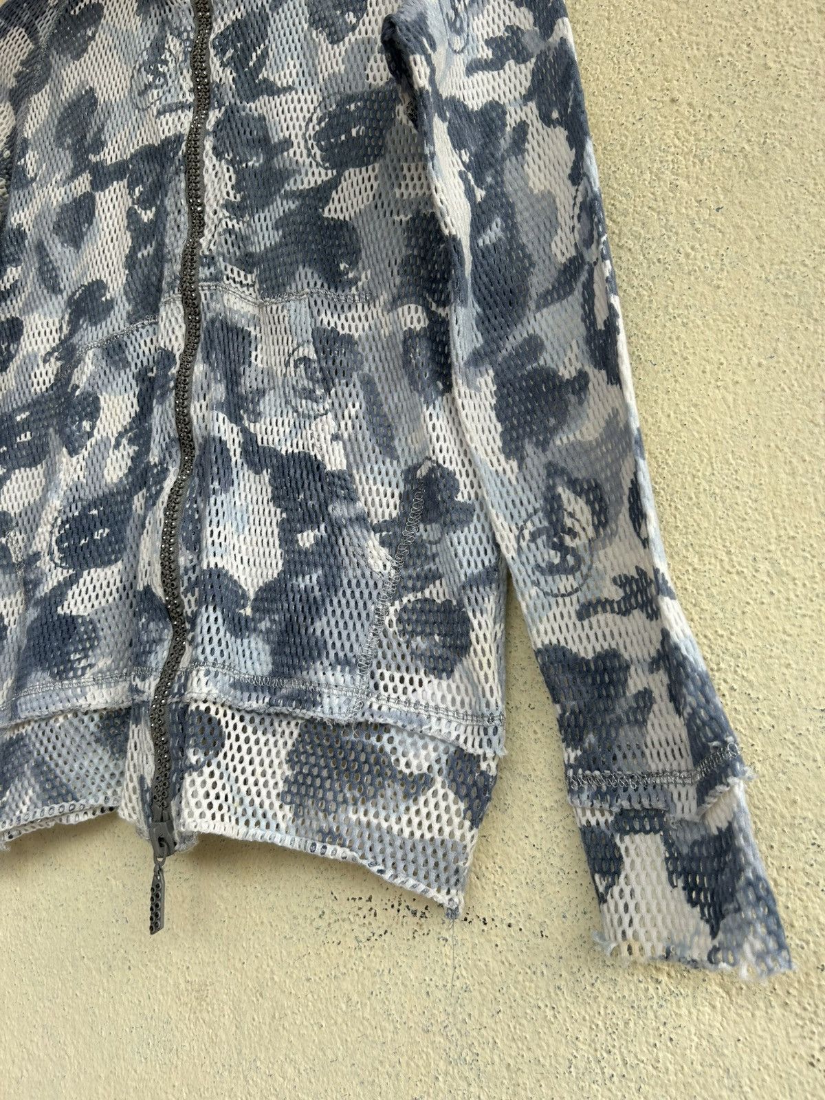 FranCisT MOR.K.S Zip Up Camo Mesh Hoodie Size XXS / US 00 / IT 34 - 4 Thumbnail