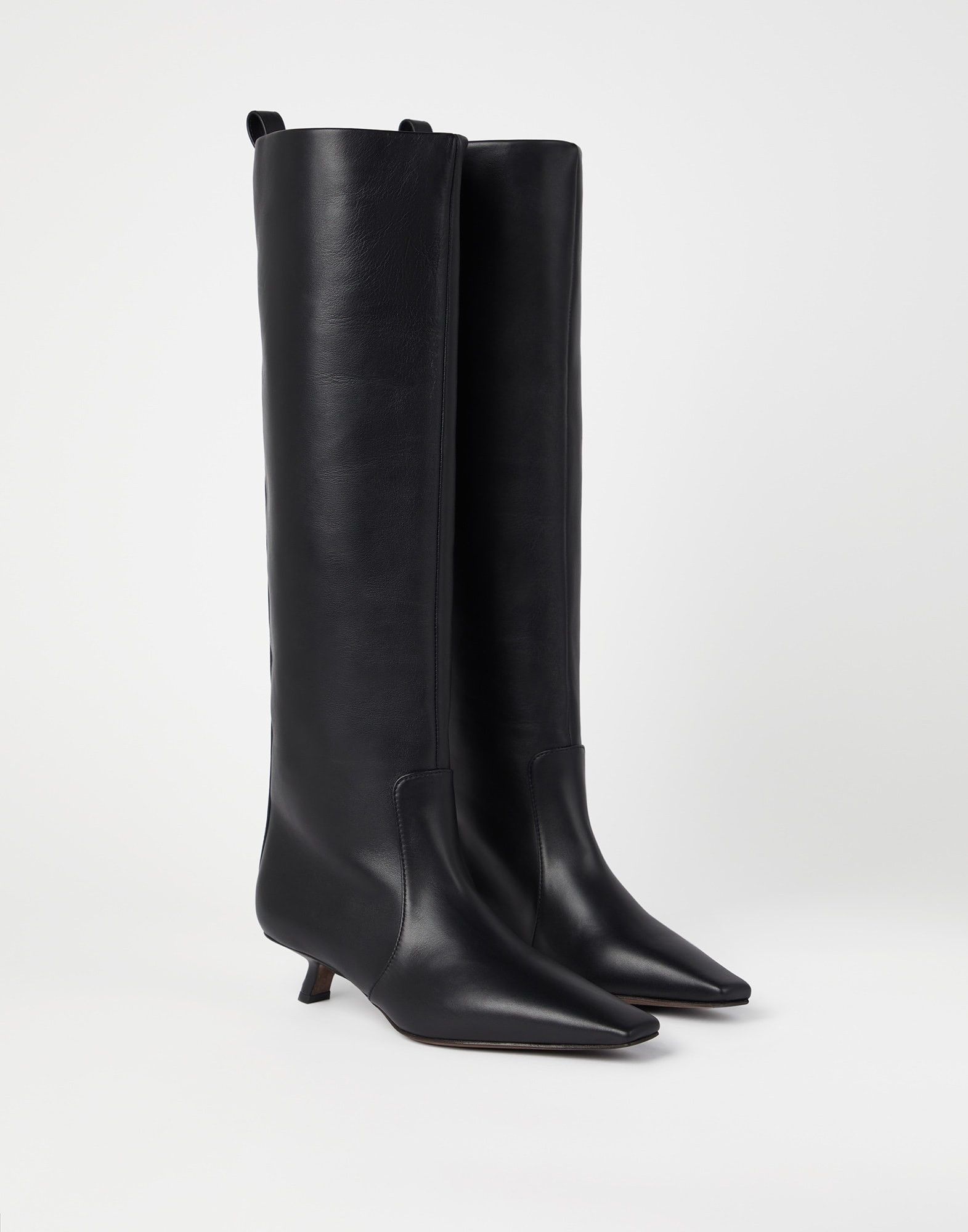 o1la1rc1a1025 Nappa Boots in Black