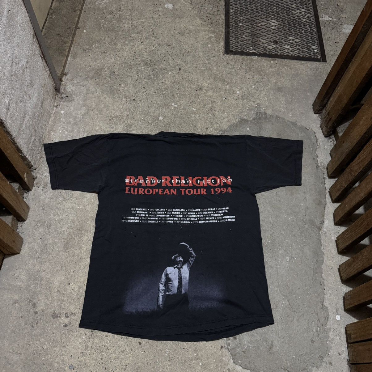 Band Tees × Vintage Vintage Bad Religion Stranger than Fiction 1994 tour t-shirt Size US XL / EU 56 / 4 - 2 Thumbnail