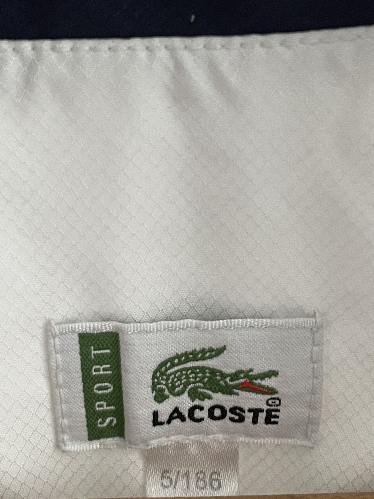 Lacoste Vintage 90’s Lacoste Sport Track Jacket White Y2K RARE Size US L / EU 52-54 / 3 - 7 Thumbnail