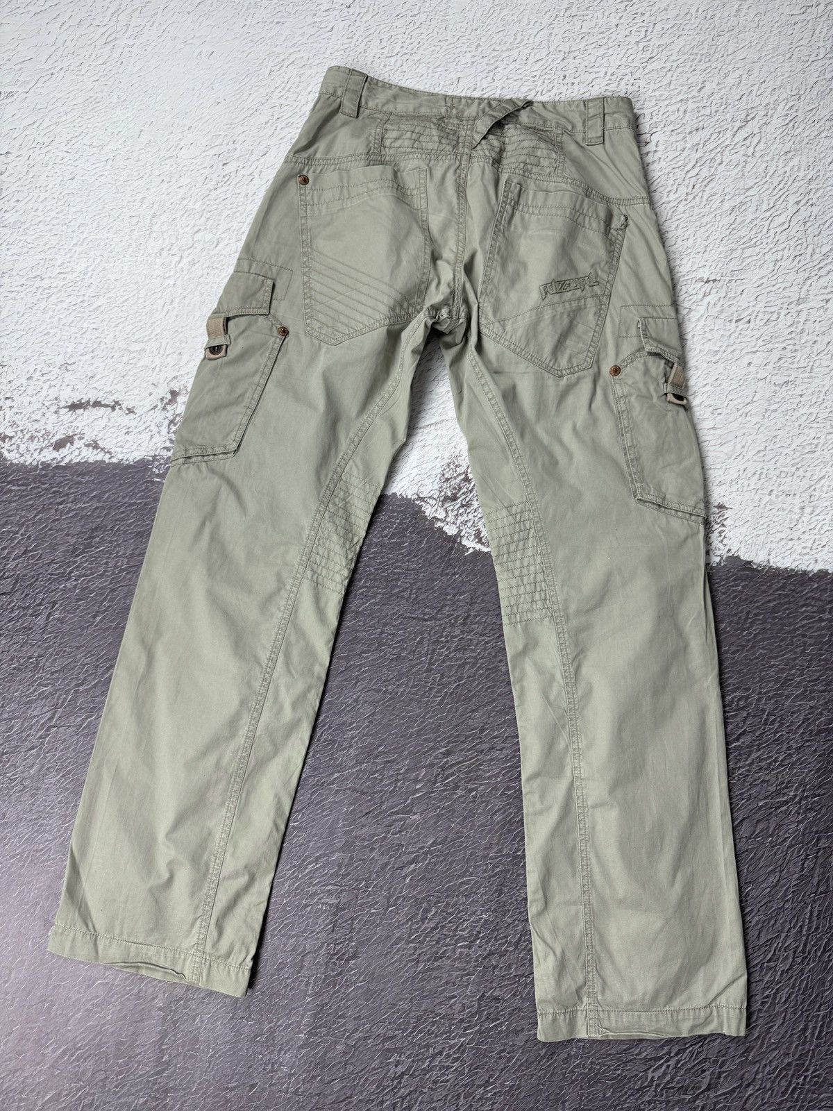 Rip Curl × Vintage Rip Curl vintage grey utility cargo skateboarding pants Size US 30 / EU 46 - 4 Thumbnail
