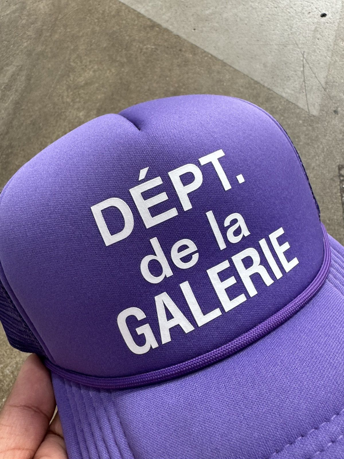 Gallery Dept. Gallery Dept. French Logo Trucker Hat Purple Size ONE SIZE - 5 Thumbnail