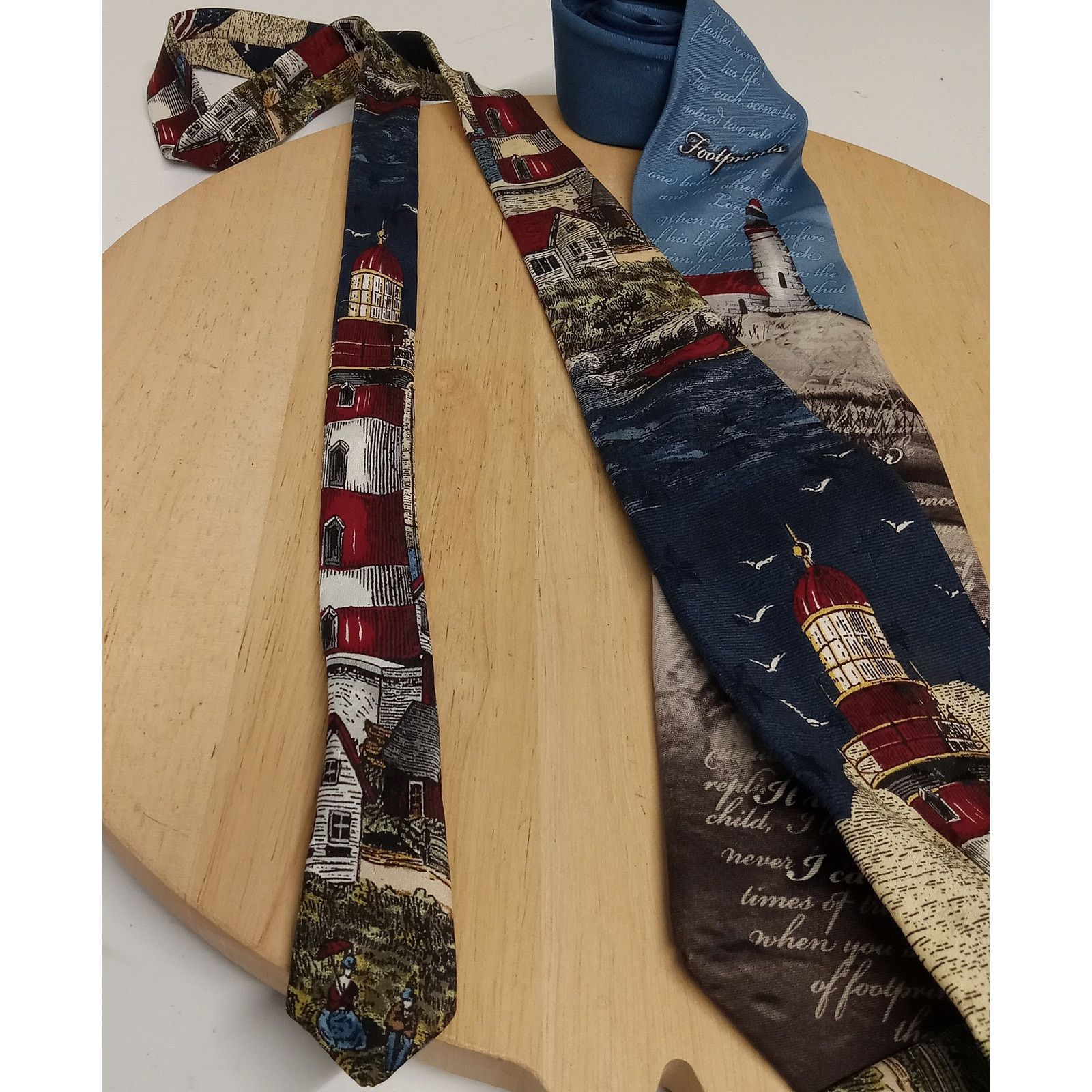 Van Heusen Set Of 2 Men's Ties Larson/Van Heusen Corporate Casual Size ONE SIZE - 4 Thumbnail