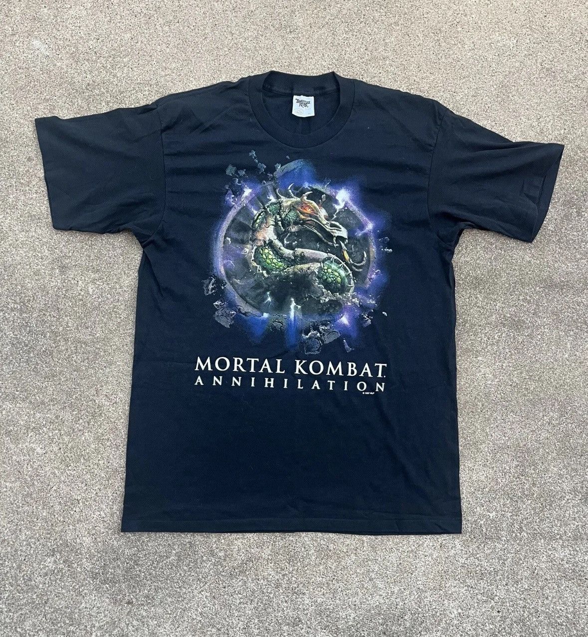 Vintage Mortal Kombat Annihilation 1997 tee Size US XL / EU 56 / 4 - 1 Thumbnail