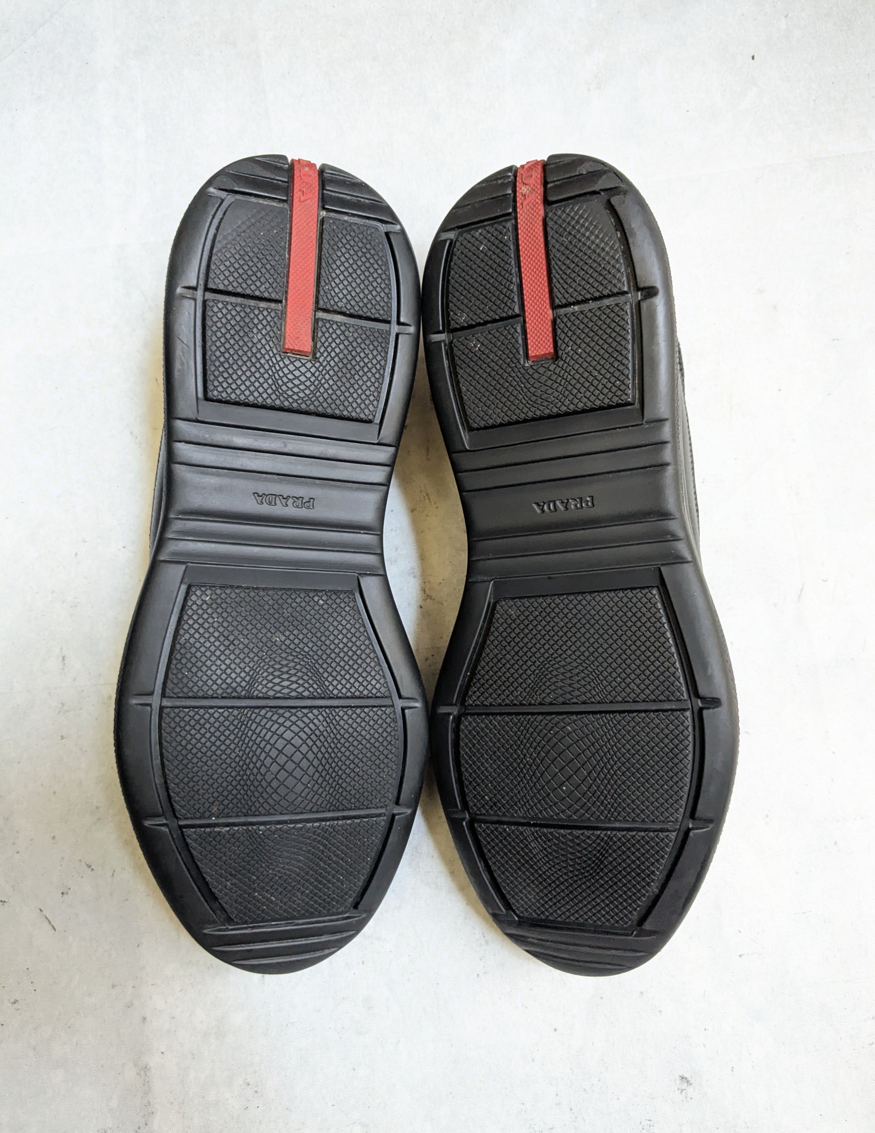 Prada Prada America's Cup Sneakers Black Red 13 Low Tops Leather Size US 13 / EU 46 - 11 Thumbnail