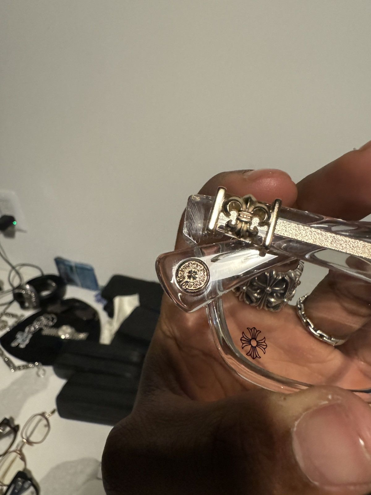 Chrome Hearts Chrome Hearts GITTIN ANY ? Frames Size ONE SIZE - 8 Thumbnail