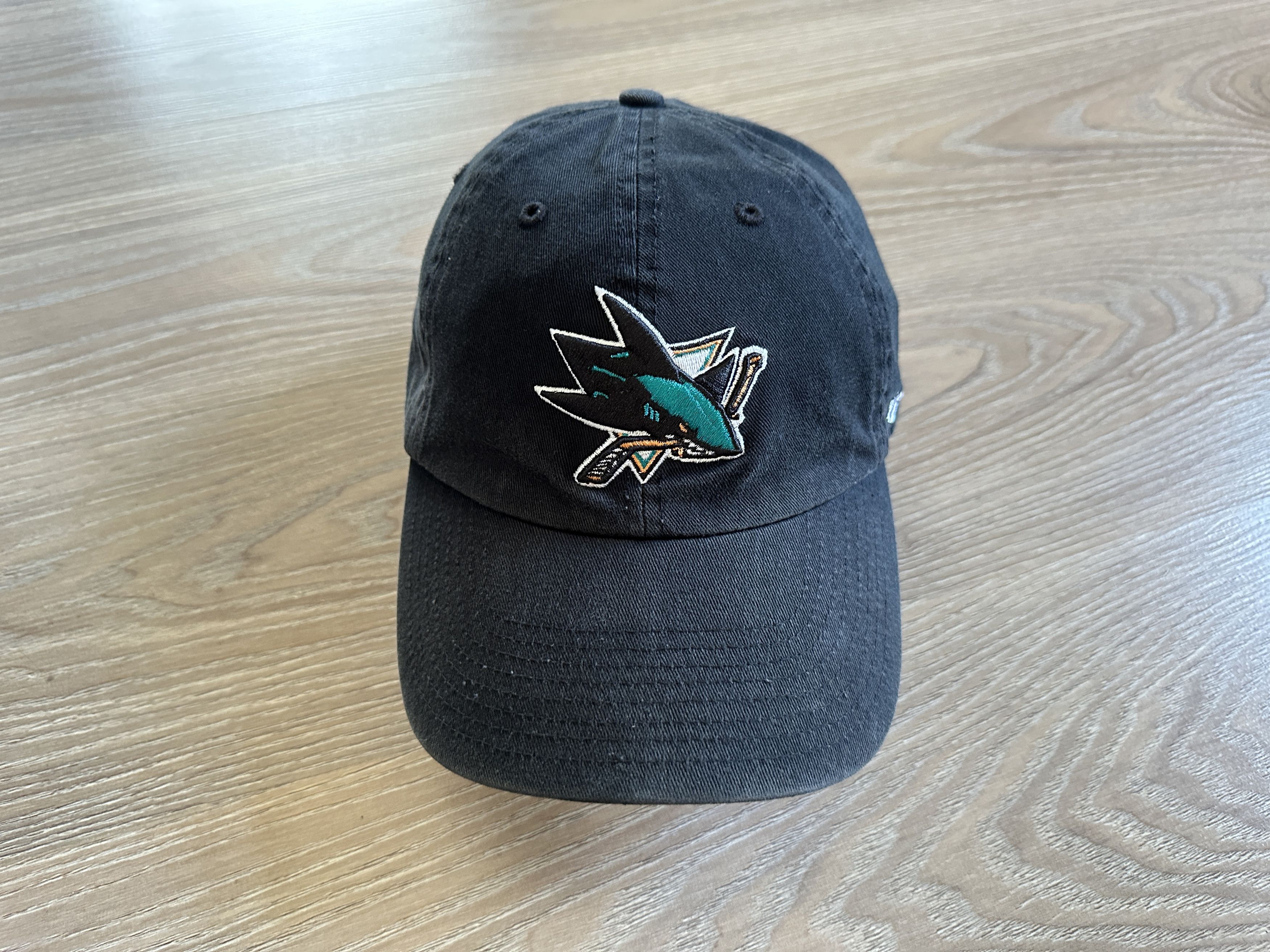 47 Brand × NHL Vintage San Jose Sharks By 47 Brand Black Baseball Cap Size ONE SIZE - 3 Thumbnail