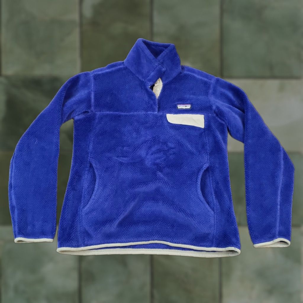 Patagonia Patagonia Re-Tool Jacket Womens M Blue 1/4 Zip Sweater Mock Neck Y2K Jacket Women Blue M Patagonia Re-Tool JACKET 1/4 Zip Casual Outdoor Womens Size M / US 6-8 / IT 42-44 - 1 Thumbnail