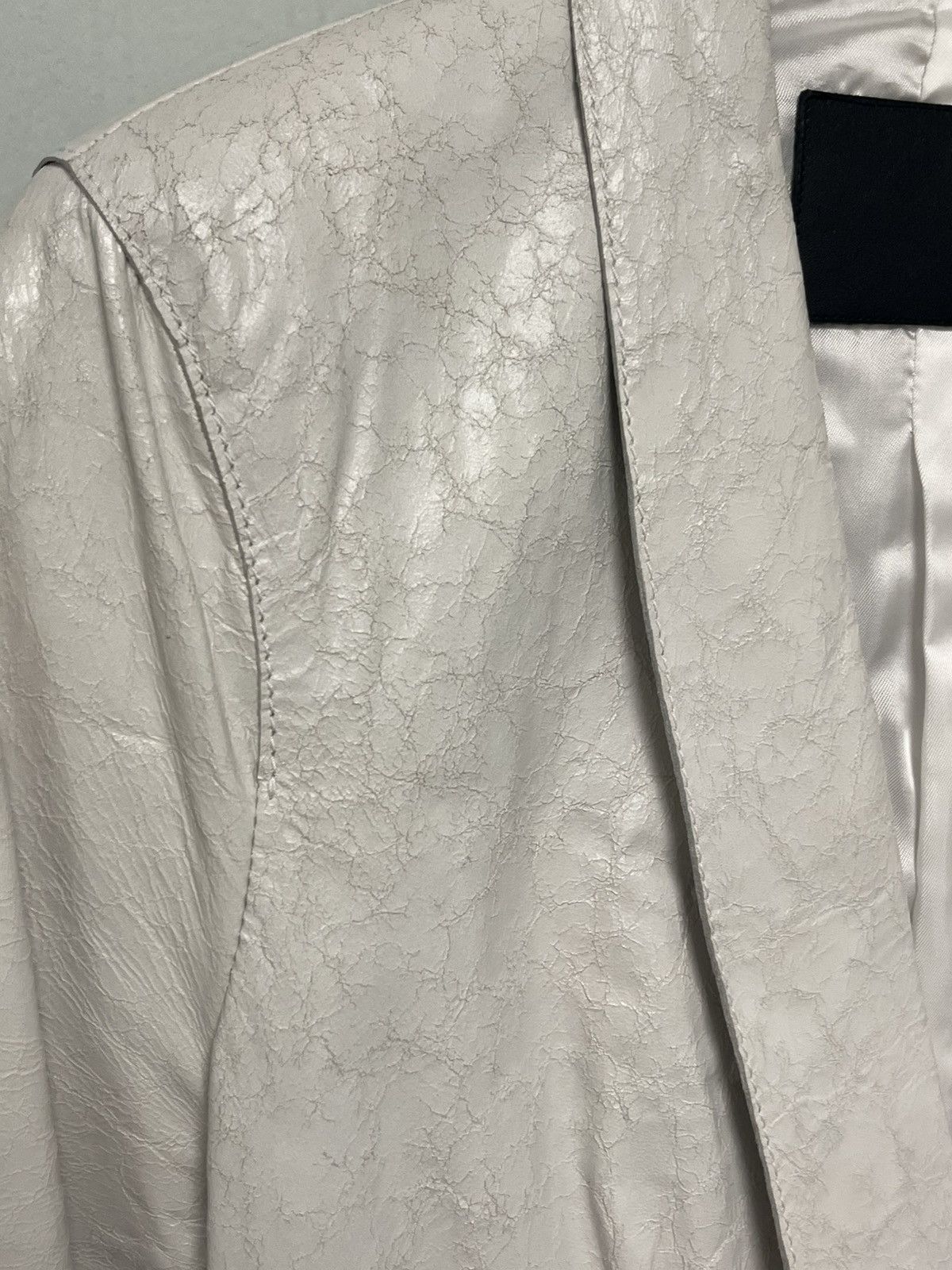 R13 Crackle effect leather blazer medium Size M / US 6-8 / IT 42-44 - 4 Thumbnail