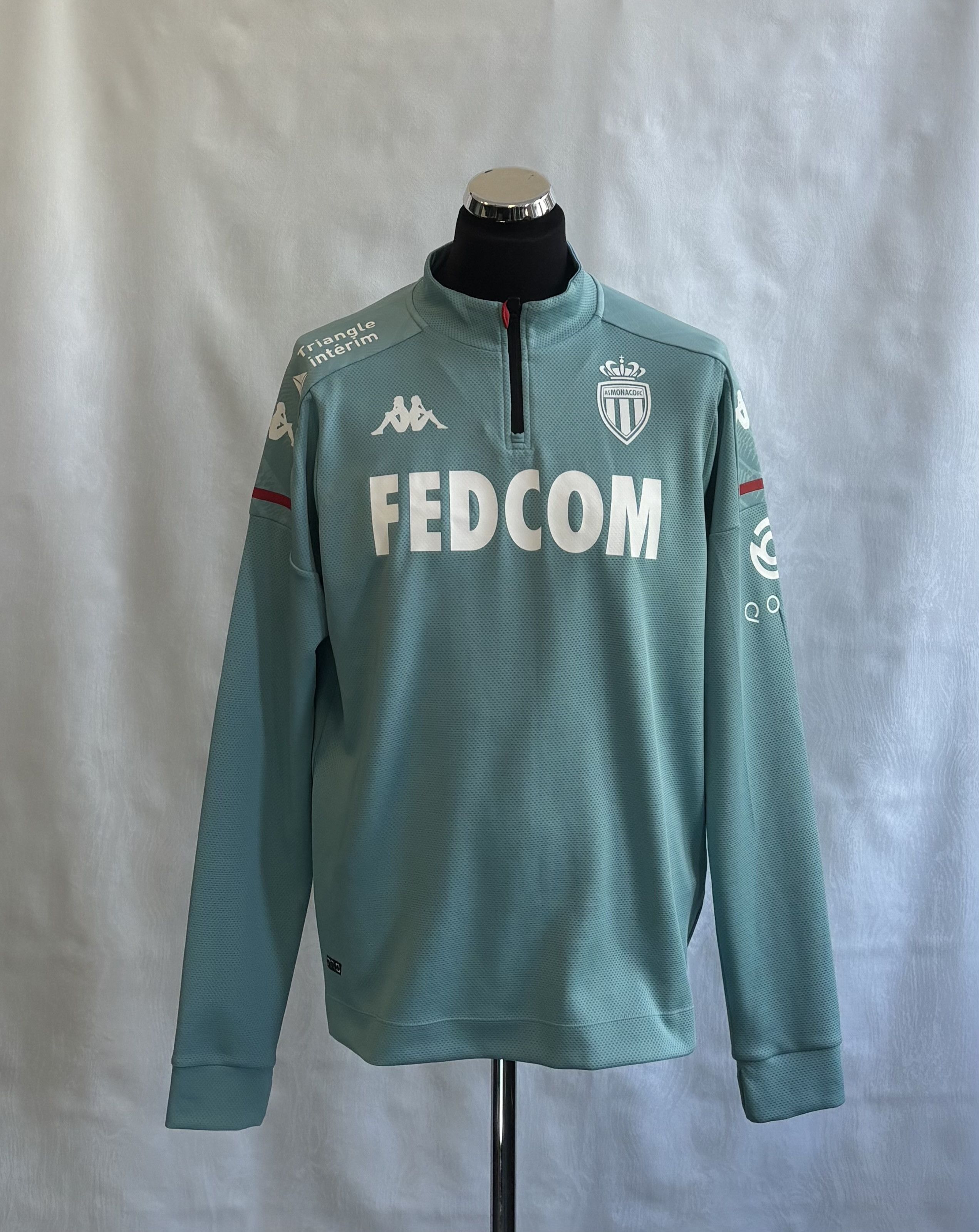 Kappa AS Monaco 2020/2021 Kappa Training Sweatshirt Size L Size US L / EU 52-54 / 3 - 1 Thumbnail