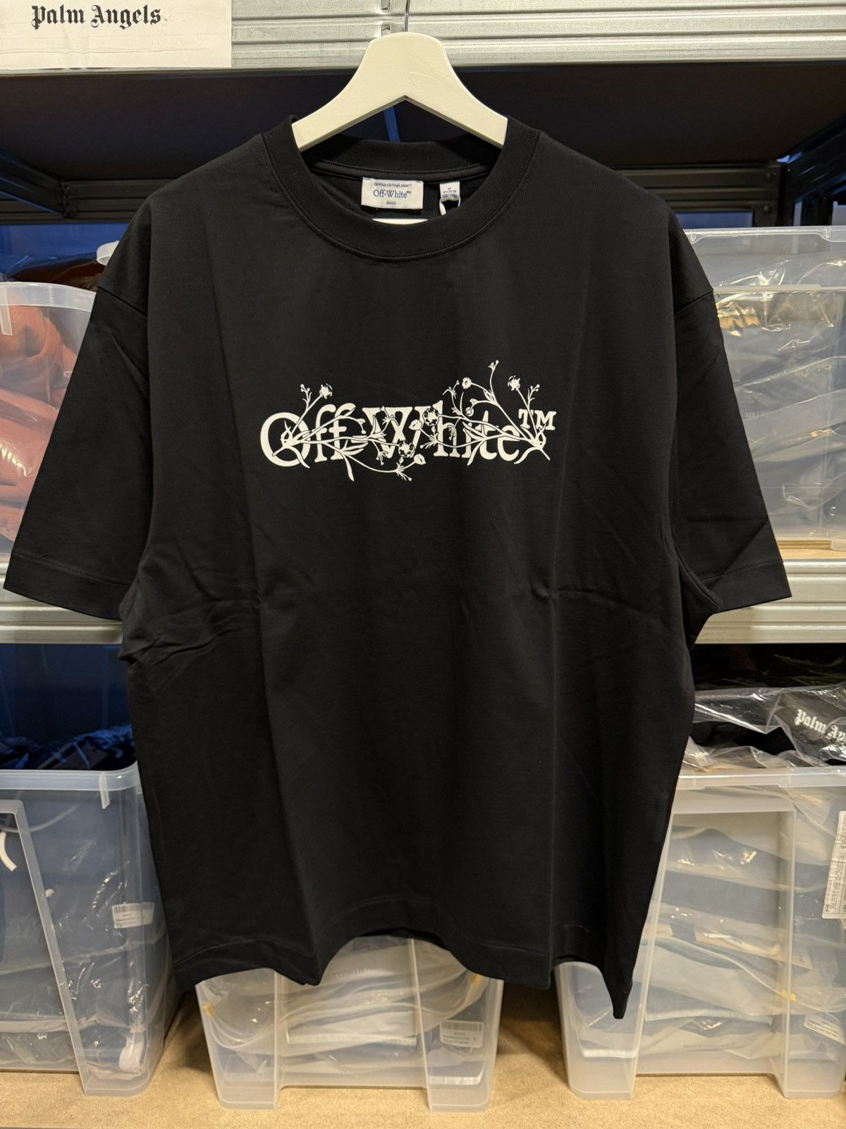 Off-White Bookish Floral T-Shirt NEW 550$