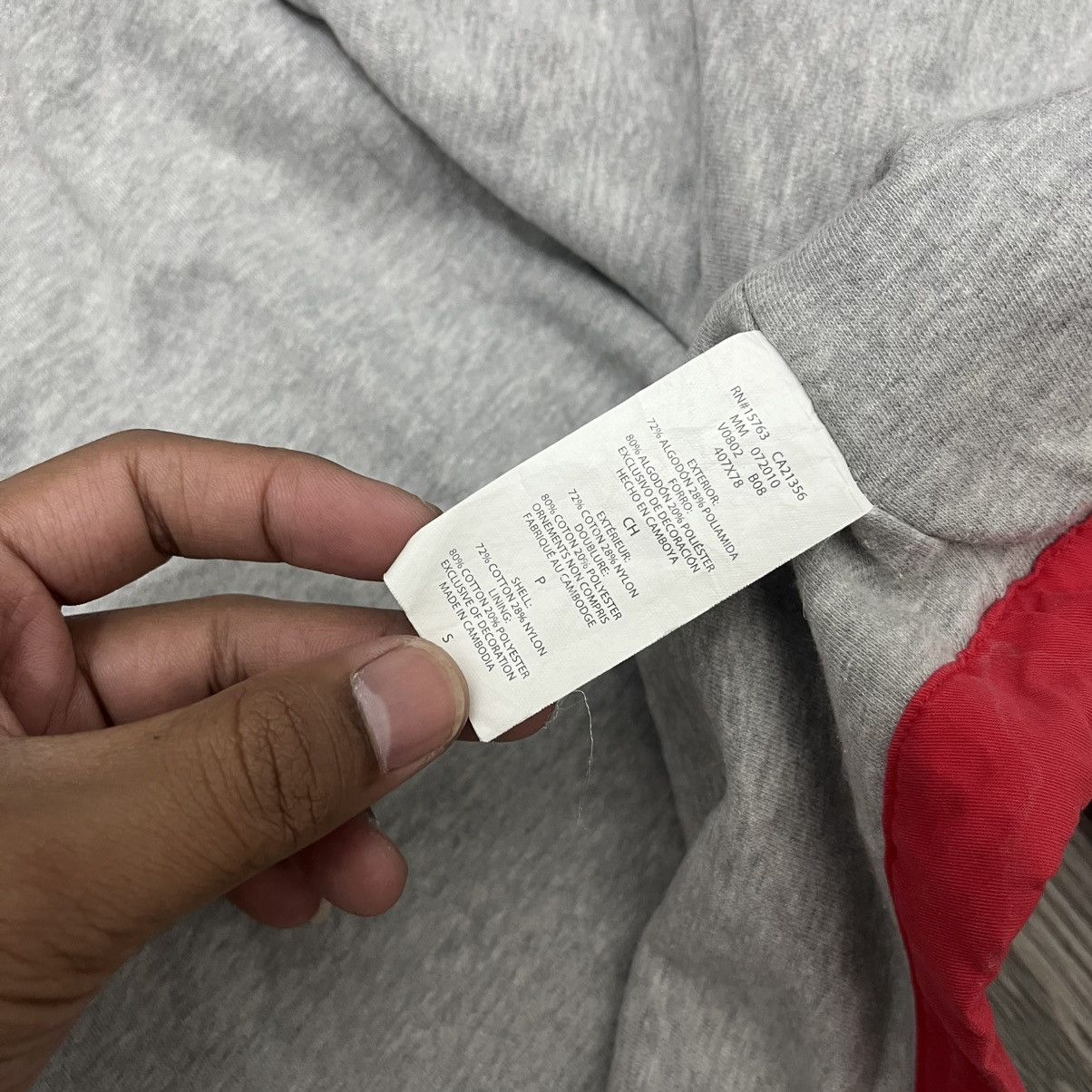 Champion × Supreme SS16 Supreme x Champion Windbreaker Hooded Red Size US S / EU 44-46 / 1 - 15 Thumbnail