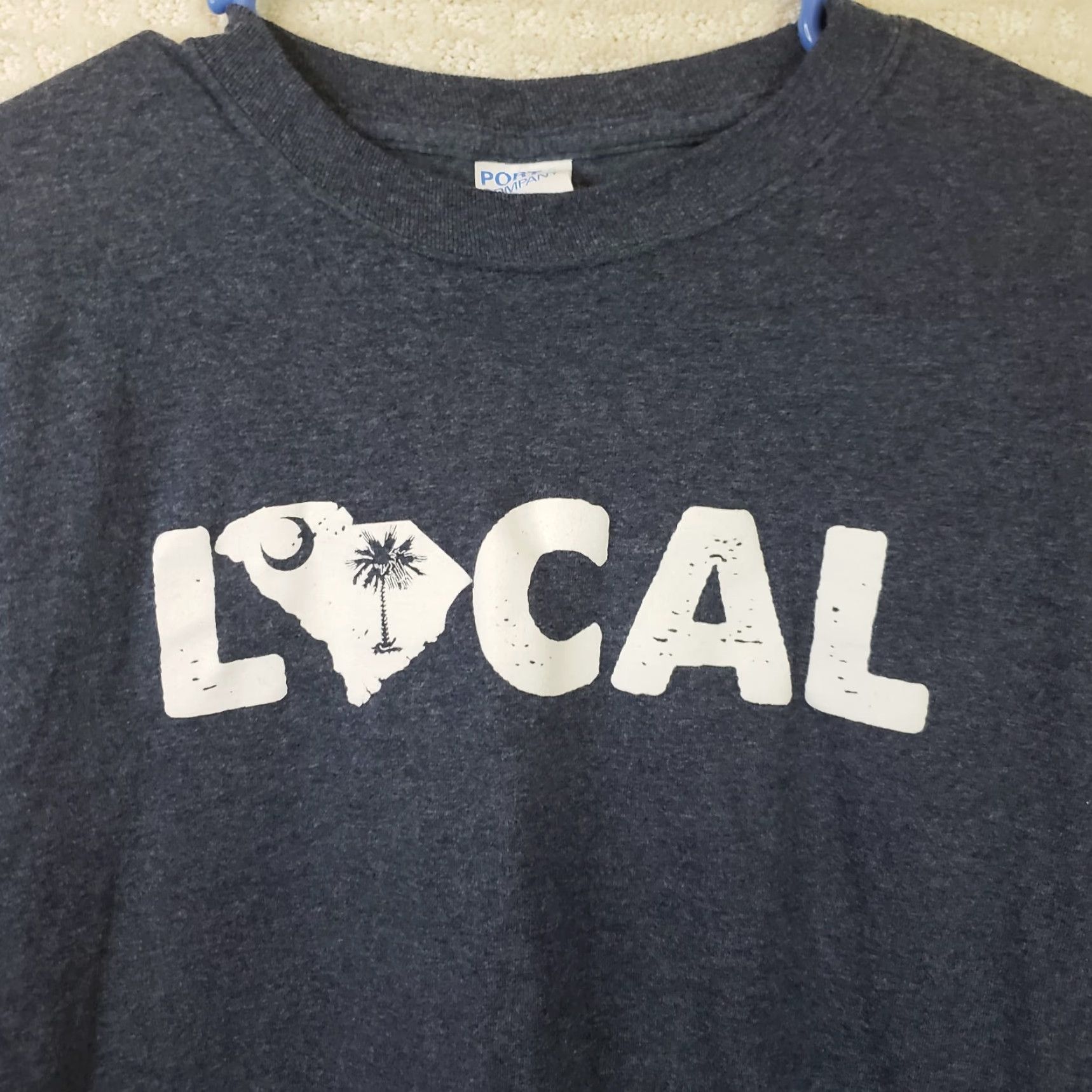 Vintage Port City South Carolina Local T-shirt Mens M Blue USA Pride Cotton Crewneck Short Sleeve Canvas Size US M / EU 48-50 / 2 - 3 Thumbnail