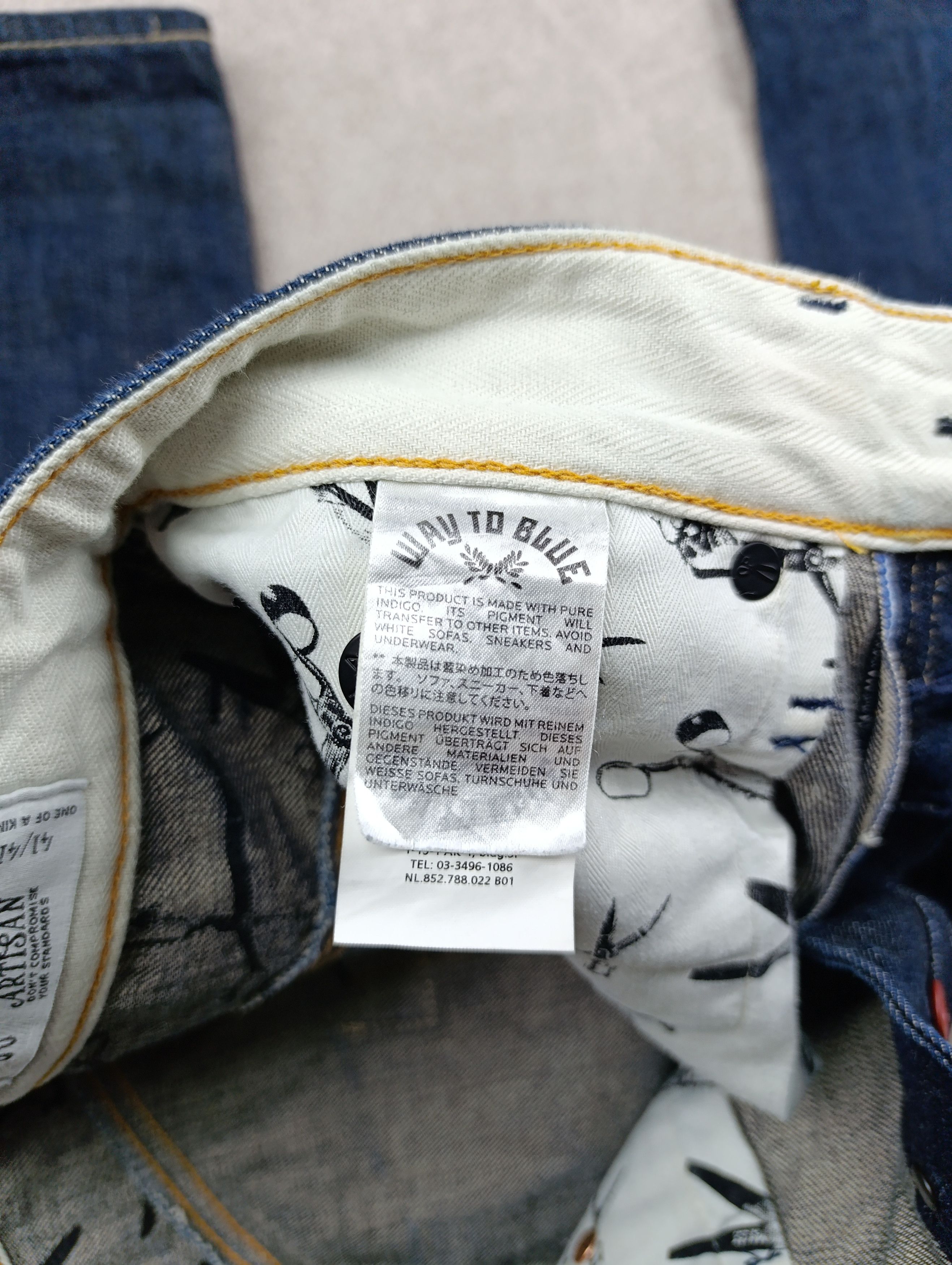 DENHAM Denham Sasuke Blade MIJ Japan Artisan Selvedge Denim Jeans Size US 29 - 21 Thumbnail