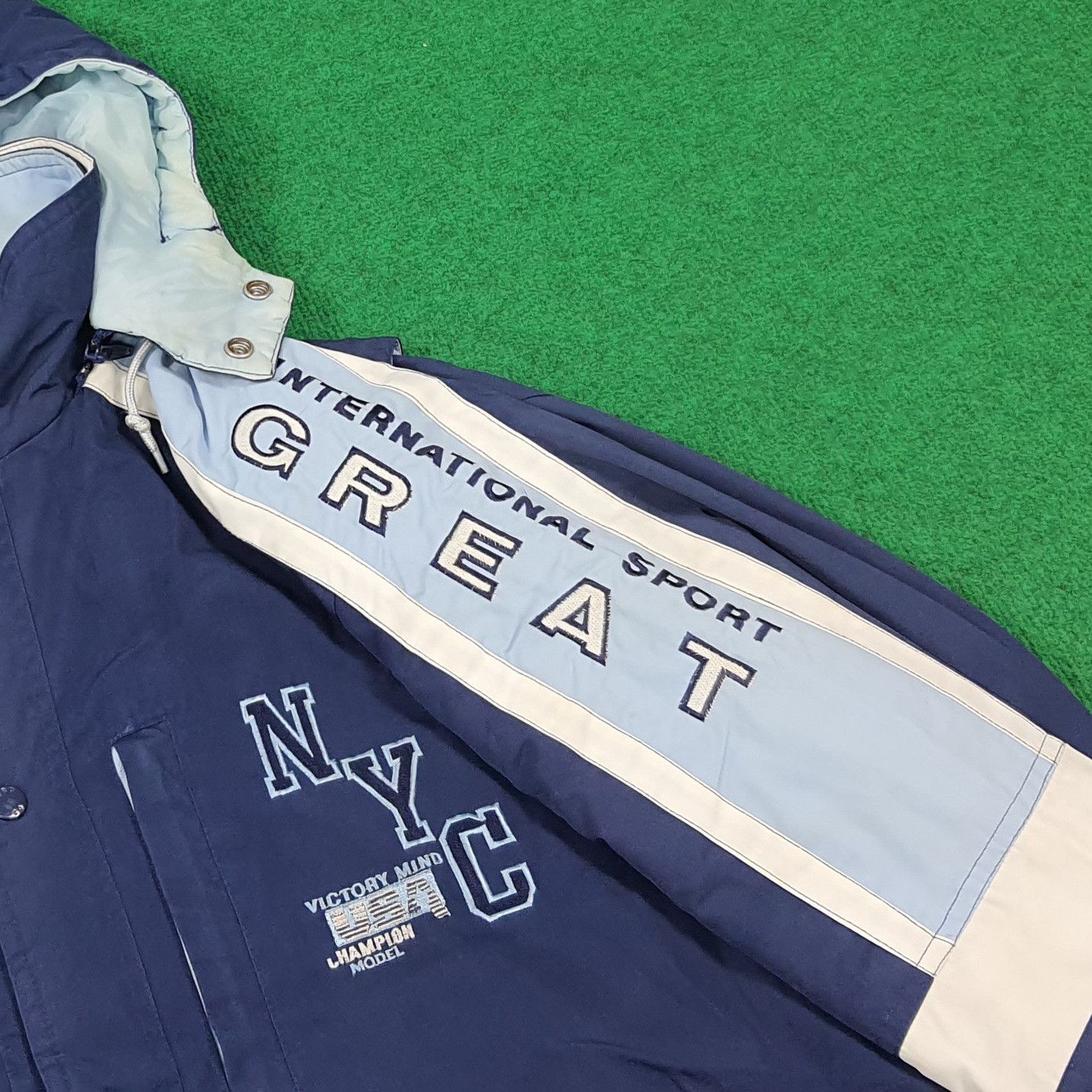 Vintage Vintage 90s GQford Club Team Sport Parka NYC Jacket C284N4 Size US L / EU 52-54 / 3 - 5 Thumbnail