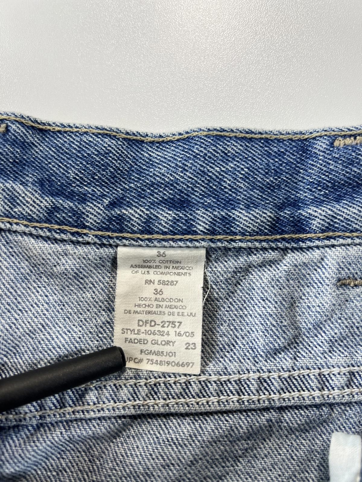 Genetic Manipulation Shinichiro Kuriya Vintage faded glory Classic Light Blue Denim Shorts 36 Size US 36 / EU 52 - 4 Thumbnail