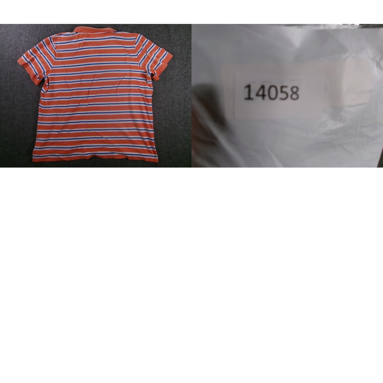 Croft & Barrow Croft Barrow Polo Shirt Men XL Orange Striped Signature Polo Casual Classic Breathable 100% Cotton Button Collared Size US XL / EU 56 / 4 - 8 Thumbnail
