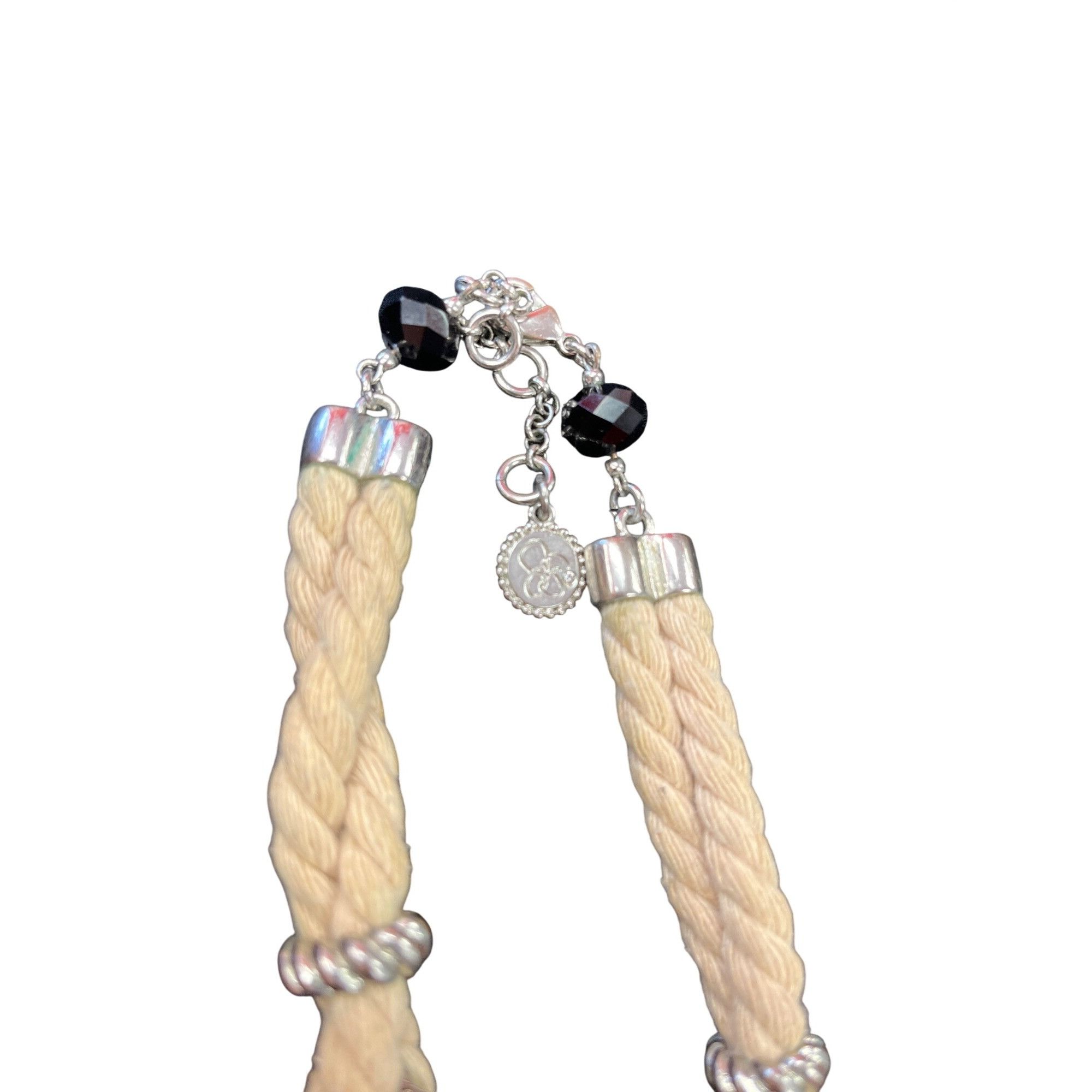 Brighton JB Brighton braided rope silver mesh statement necklace SKU Size ONE SIZE - 3 Thumbnail
