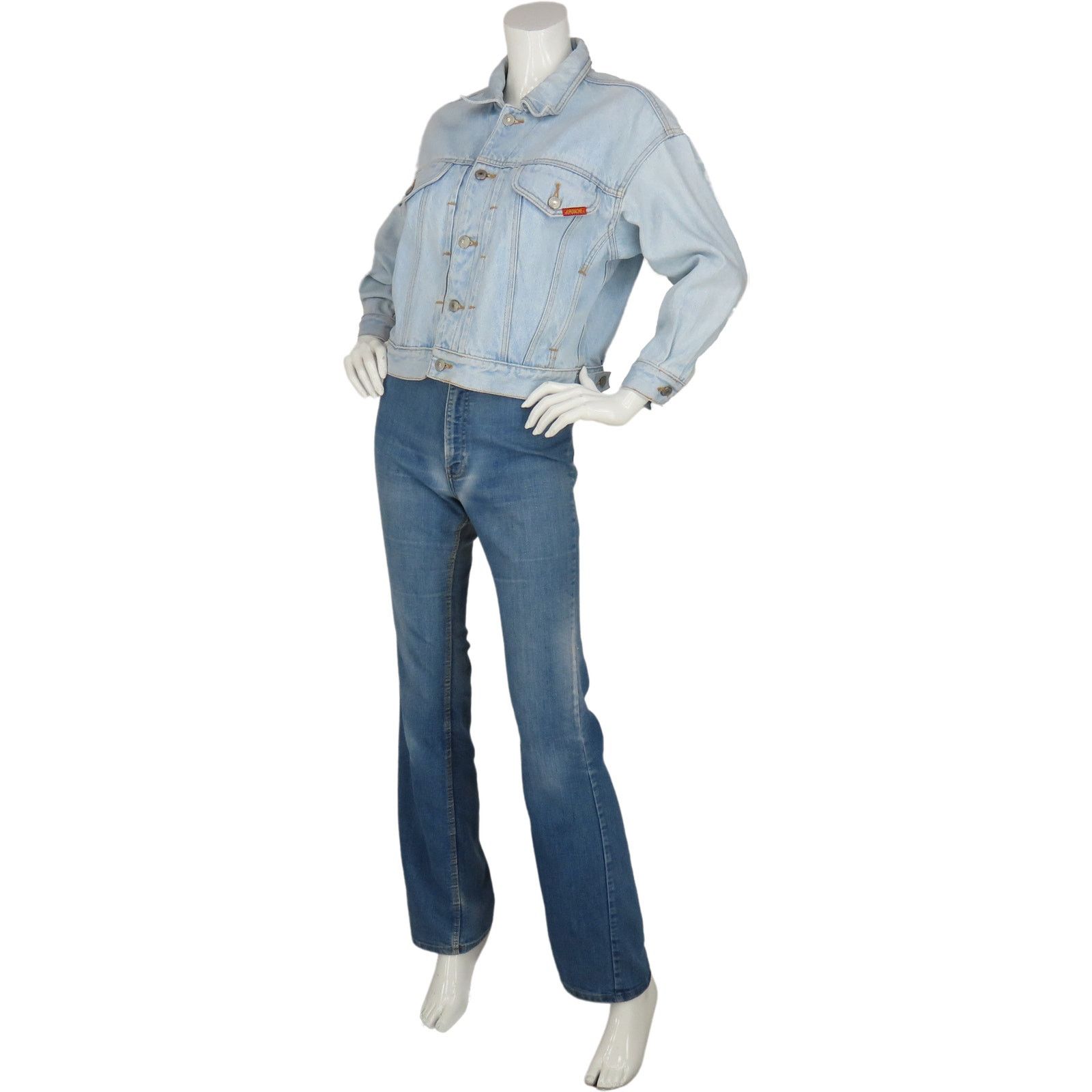Jordache Vintage Jordache Harley Davidson Eagle Trucker Jean Jacket Size S / US 4 / IT 40 - 5 Thumbnail