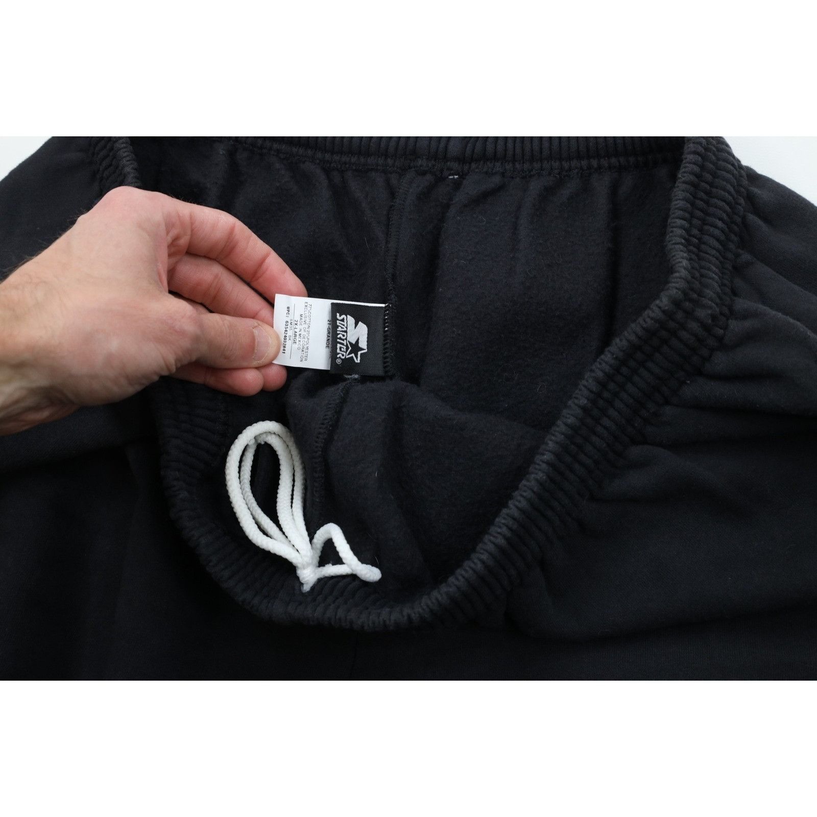 Starter × Vintage Vintage 90s Starter Faded Heavyweight Cuffed Sweatpants Size US 40 / EU 56 - 7 Thumbnail