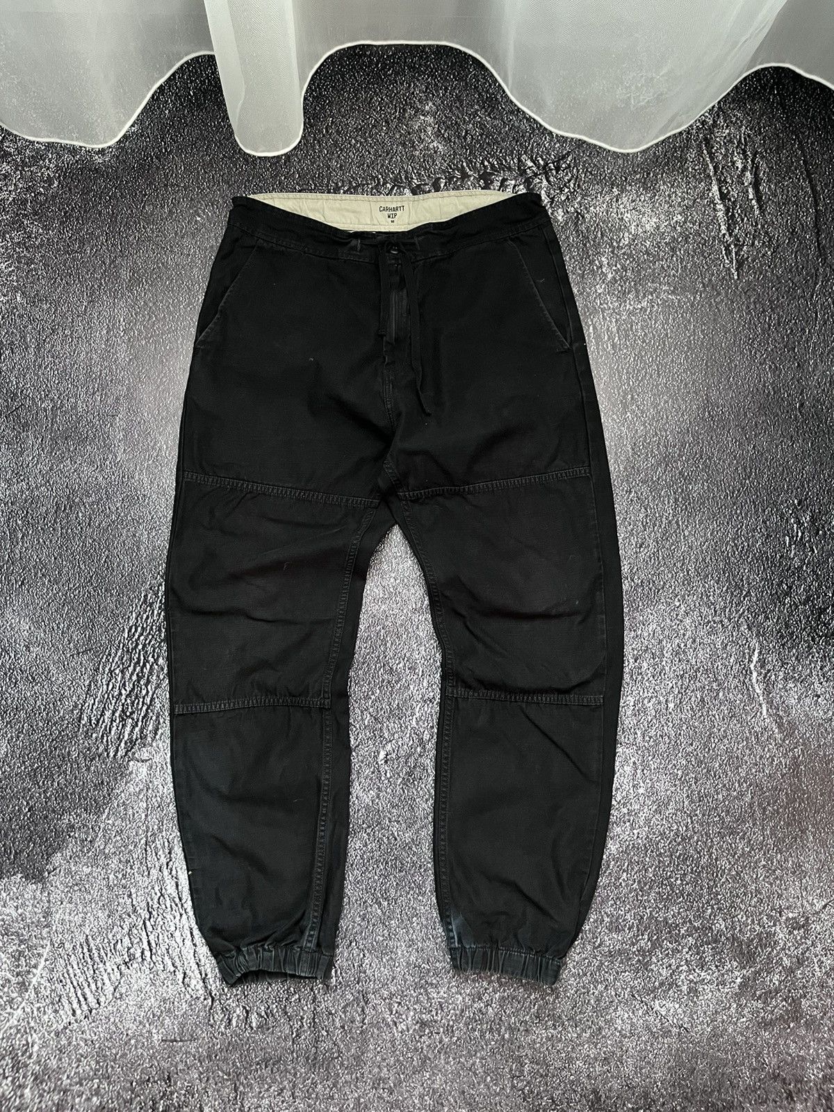 Carhartt Carhartt W.I.P Black Ripstop Marshall Jogger Sz Medium M WIP Size US 32 / EU 48 - 2 Thumbnail